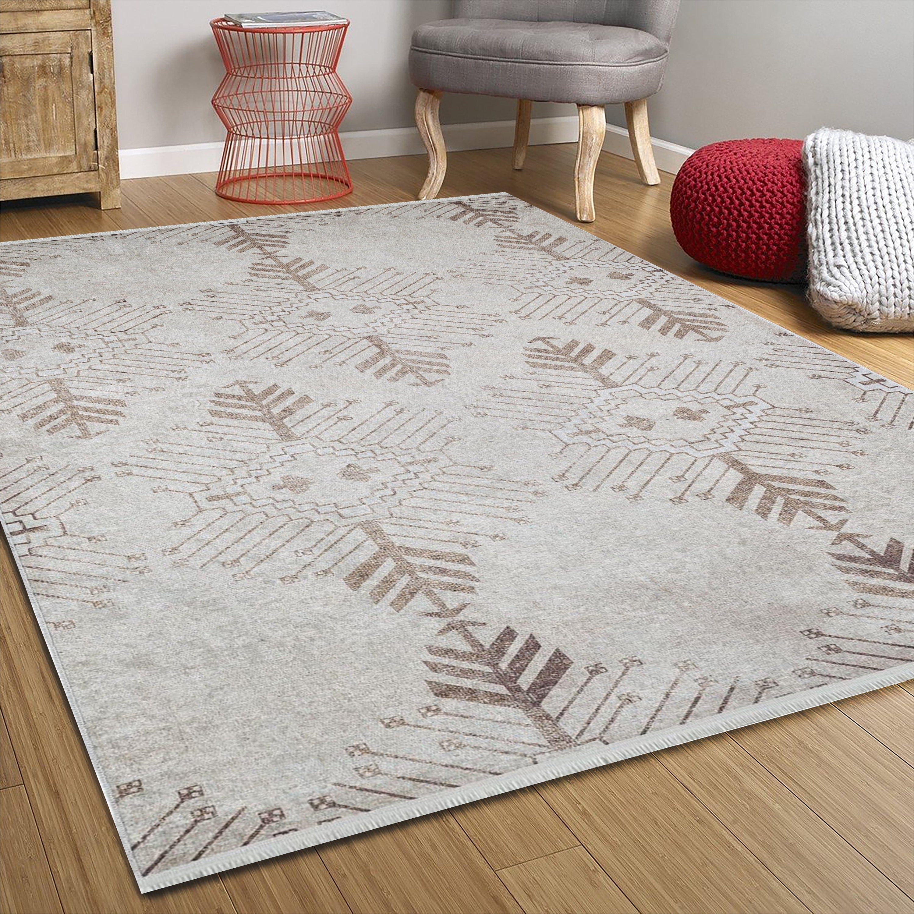 Suka Bohemian Beige Rug