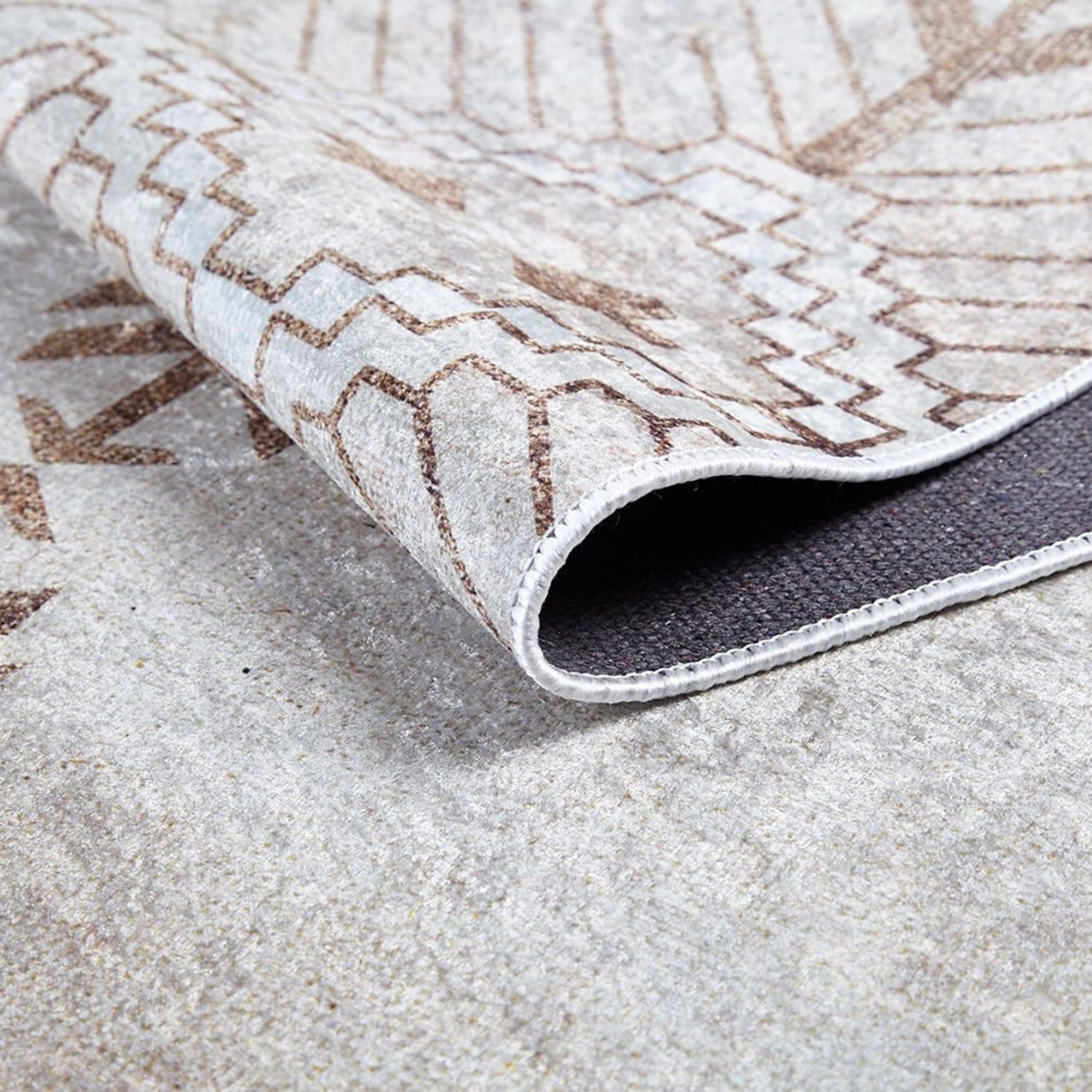 Suka Bohemian Beige Rug