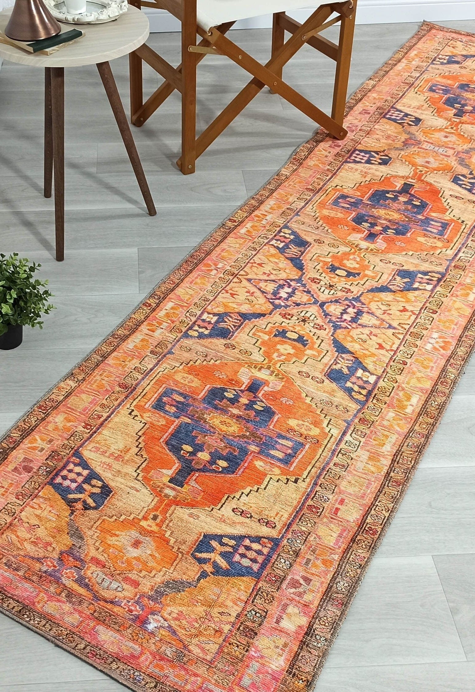 Talma Turkish Yellow Orange Pink Rug