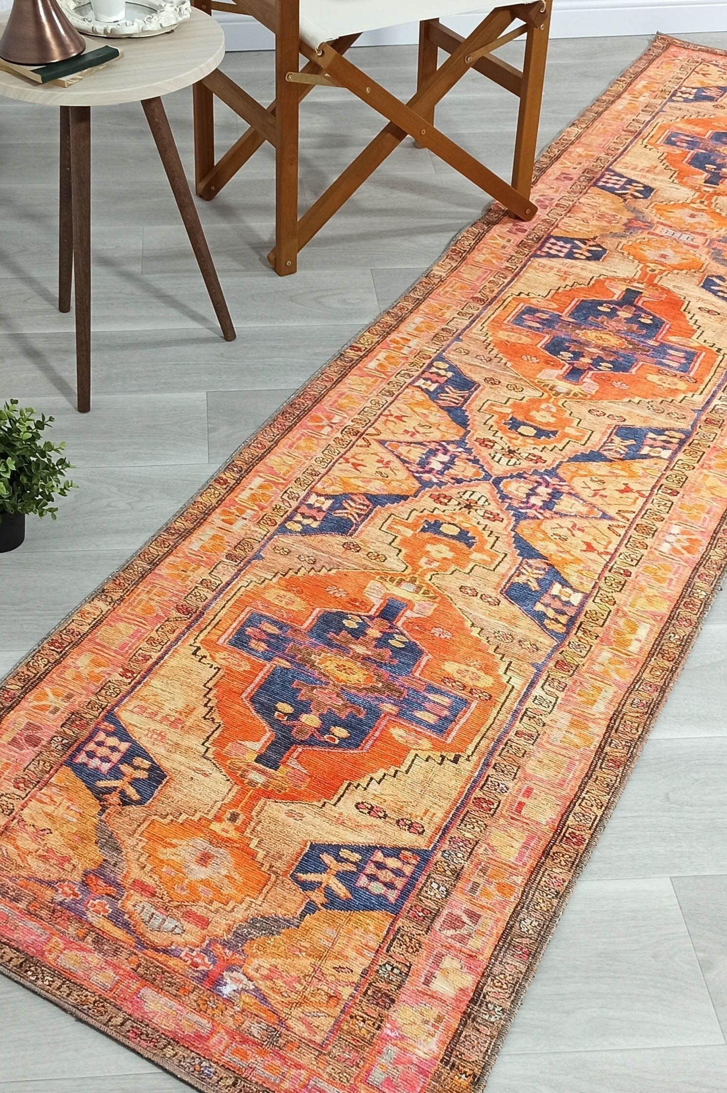 Talma Turkish Yellow Orange Pink Rug