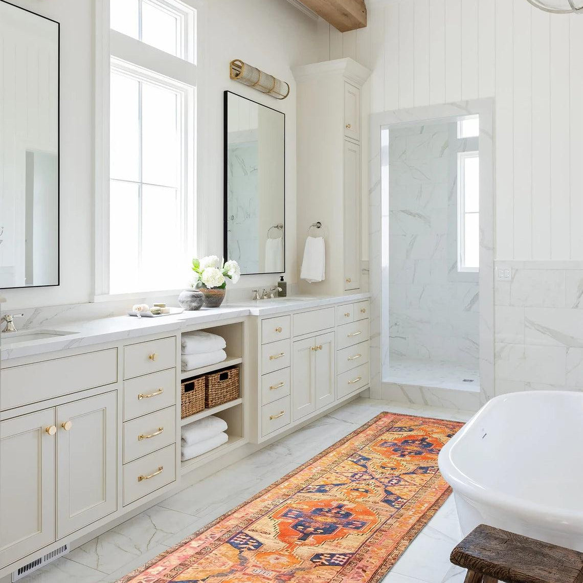 Talma Turkish Yellow Orange Pink Rug