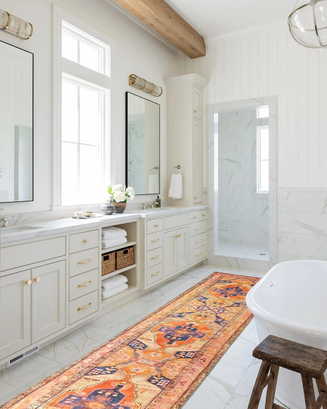 Talma Turkish Yellow Orange Pink Rug