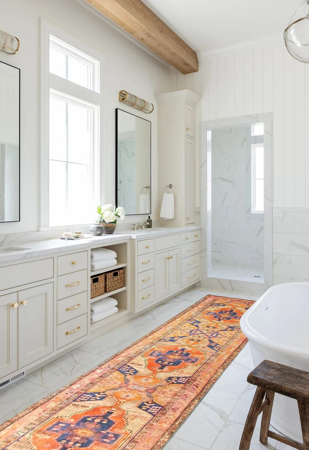 Talma Turkish Yellow Orange Pink Rug