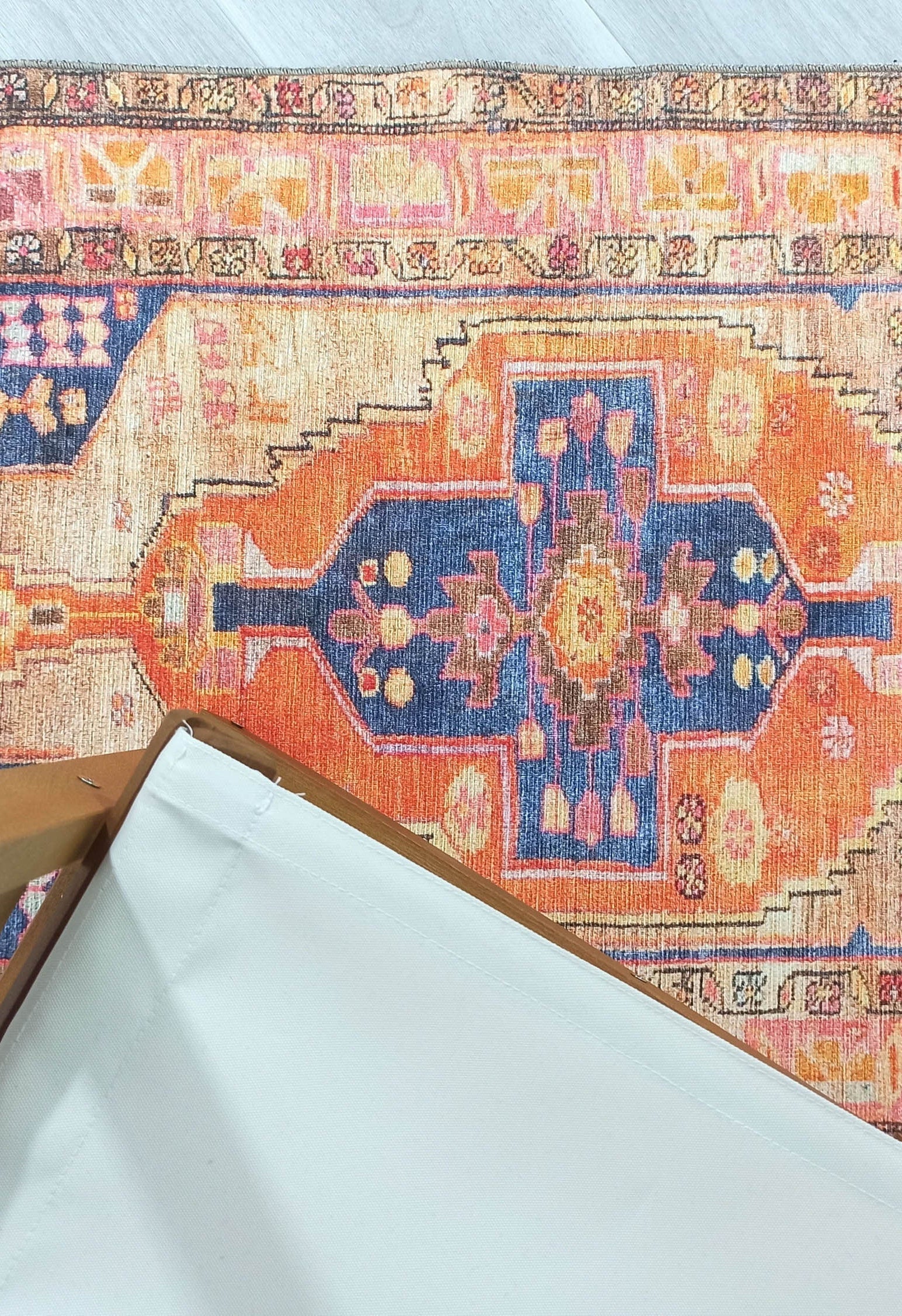 Talma Turkish Yellow Orange Pink Rug