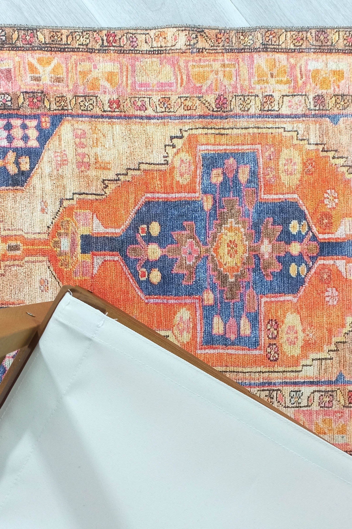 Talma Turkish Yellow Orange Pink Rug
