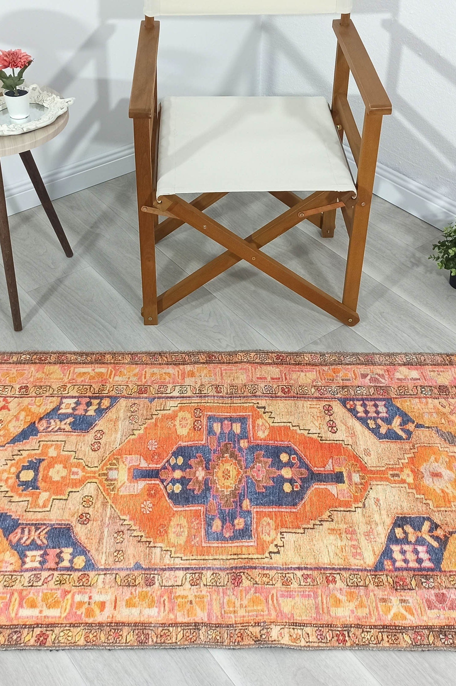 Talma Turkish Yellow Orange Pink Rug