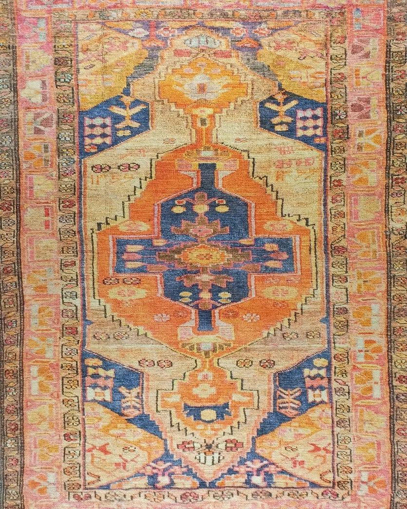 Talma Turkish Yellow Orange Pink Rug