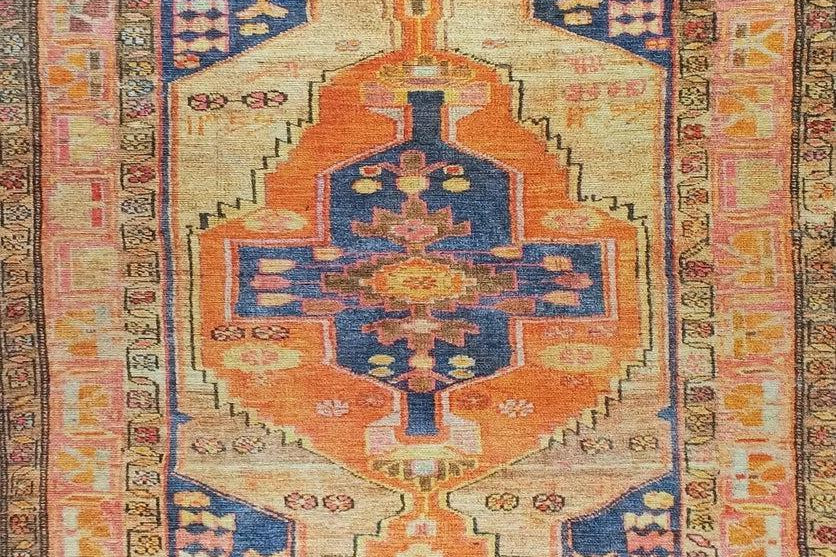 Talma Turkish Yellow Orange Pink Rug
