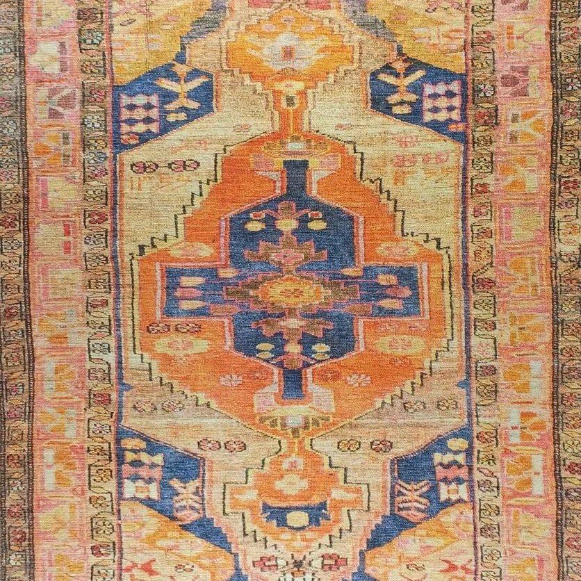 Talma Turkish Yellow Orange Pink Rug