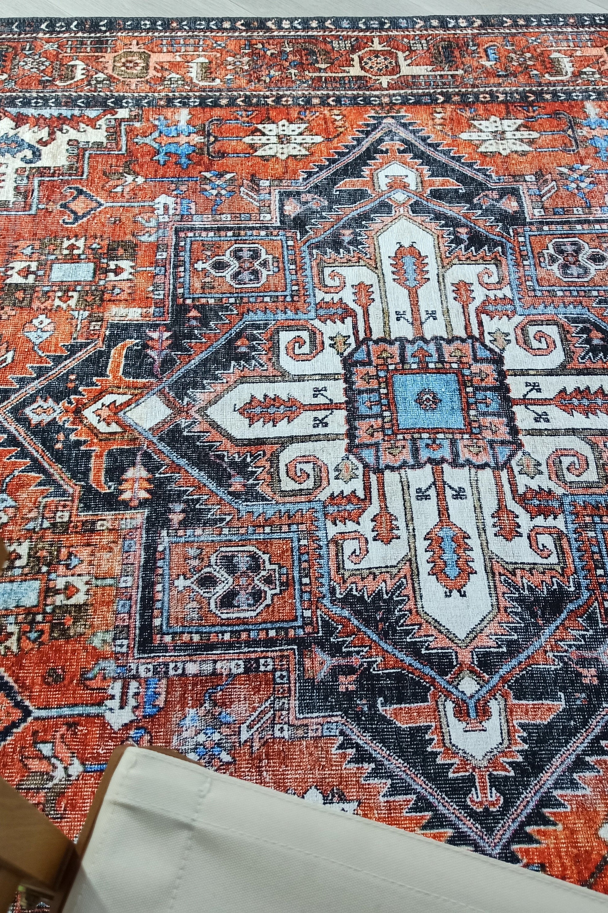 Talya Rug Terracotta Brunt Orange Persian Rug