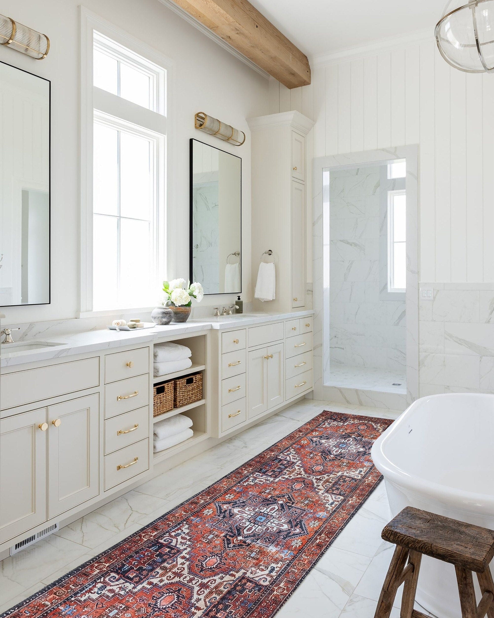 Talya Rug Terracotta Brunt Orange Persian Rug