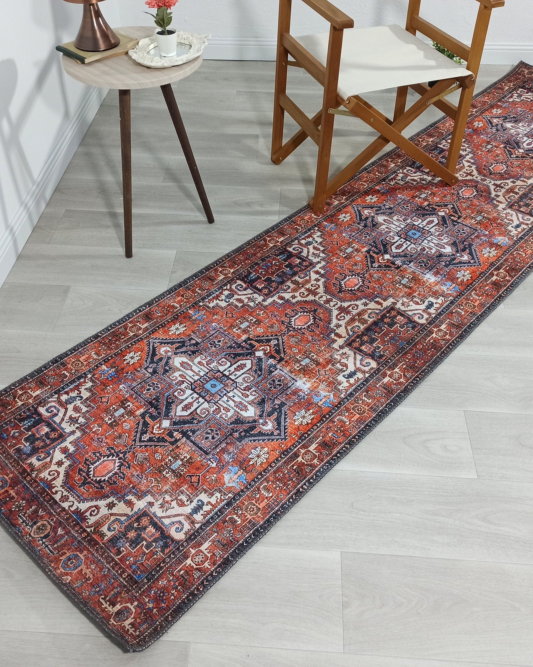 Talya Rug Terracotta Brunt Orange Persian Rug