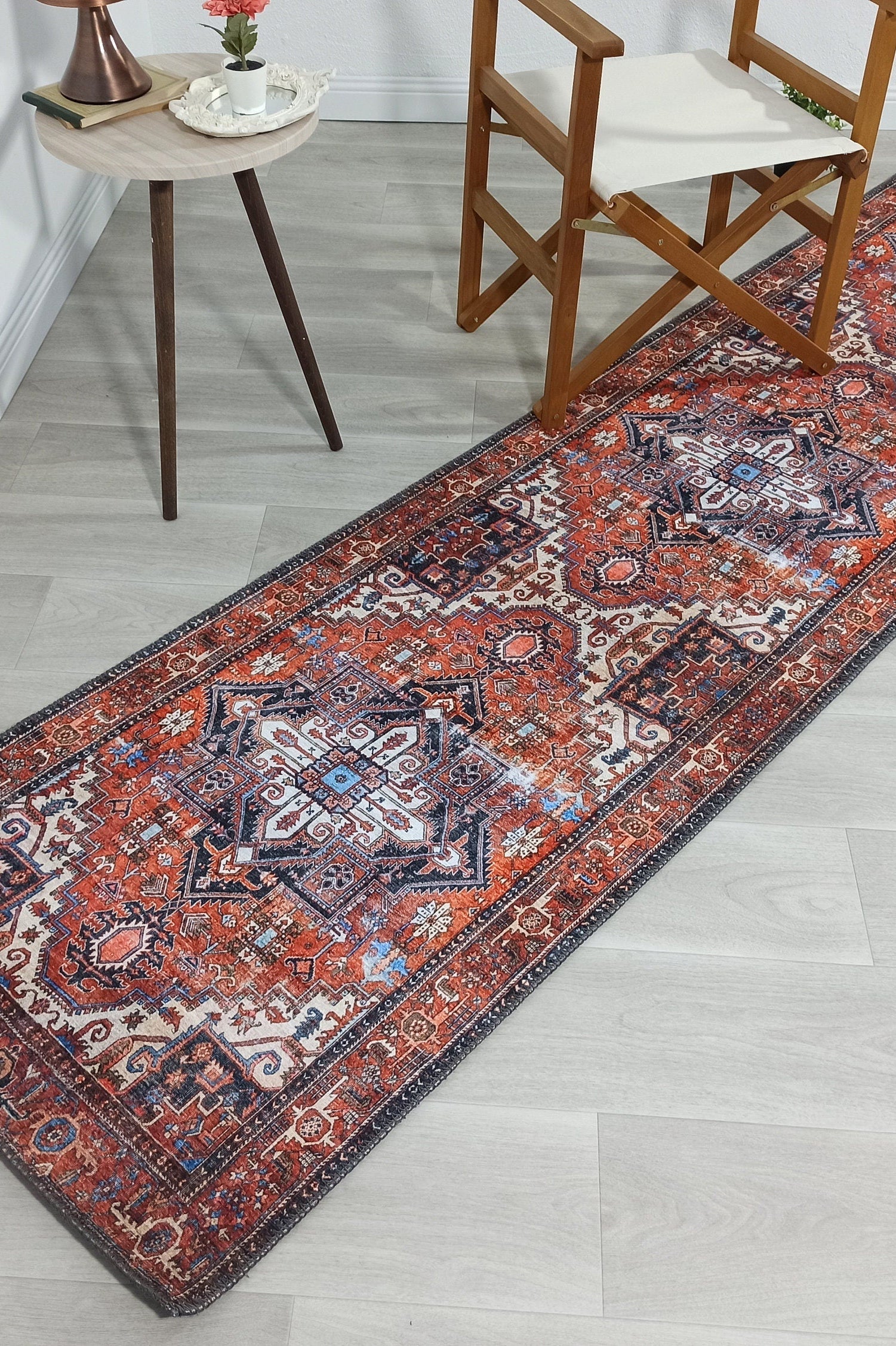 Talya Rug Terracotta Brunt Orange Persian Rug
