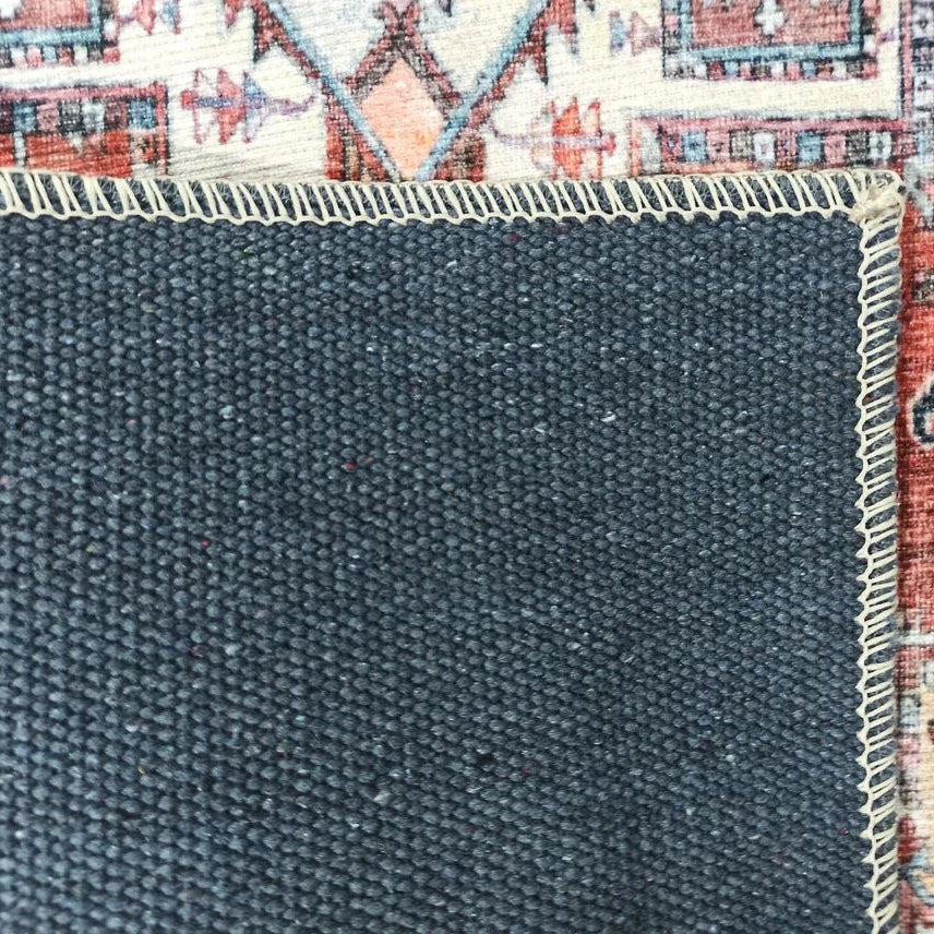 Talya1 Rug Muted Red Light Orange Persian Rug