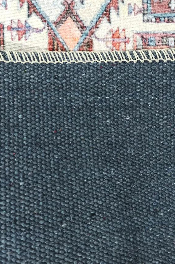 Talya1 Rug Muted Red Light Orange Persian Rug