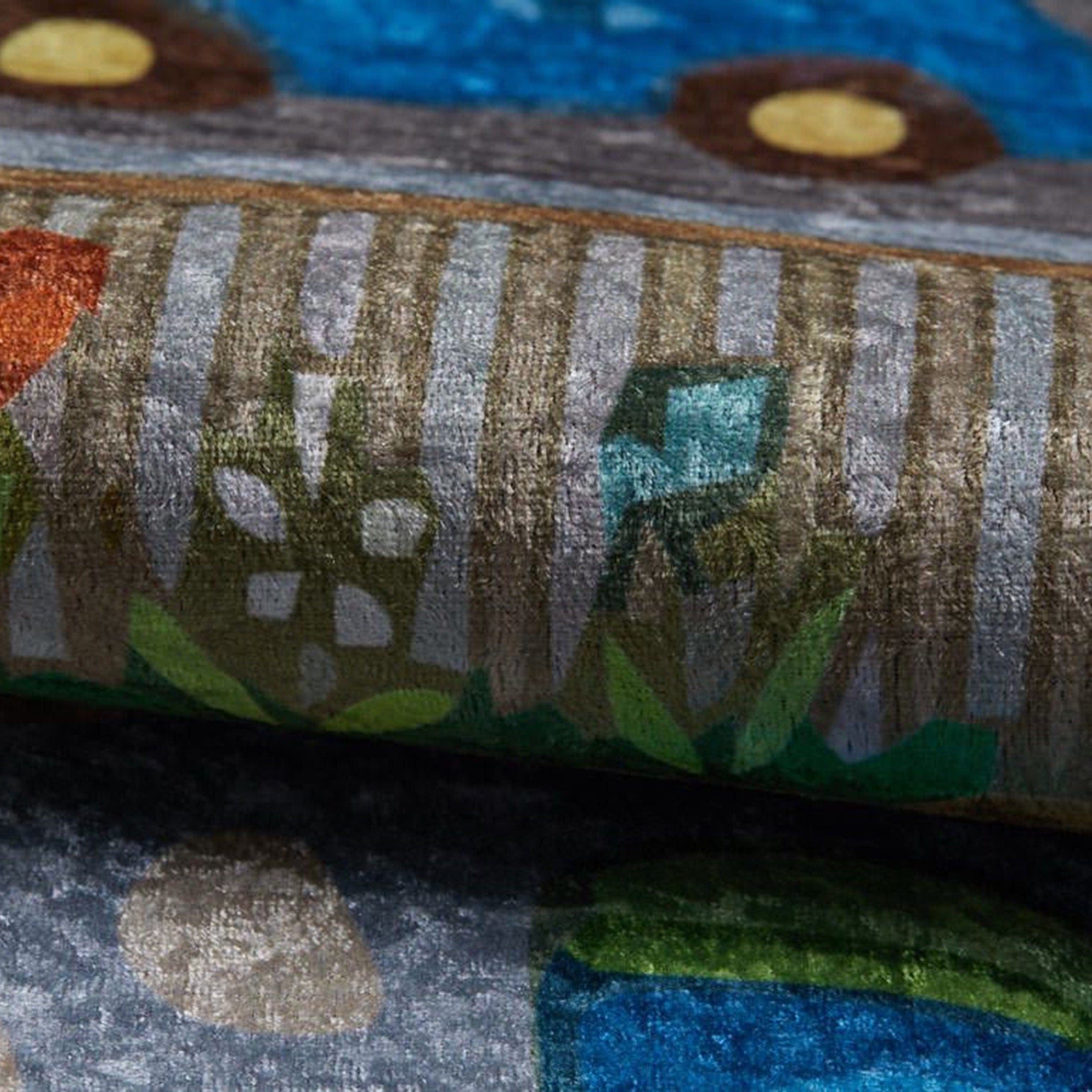 Tera City Traffic Gray Kids Rug