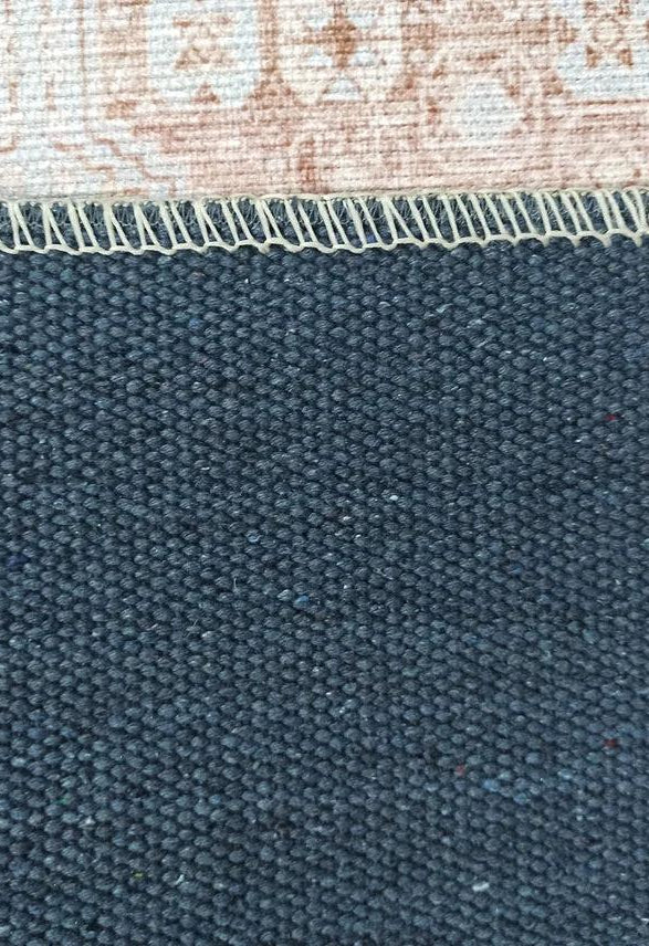 Tiera Rug Vintage Turkish Faded Beige Brown Rug