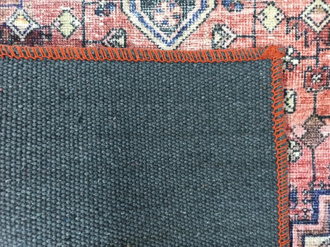 Toka Turkish Hot Pink Red Rug