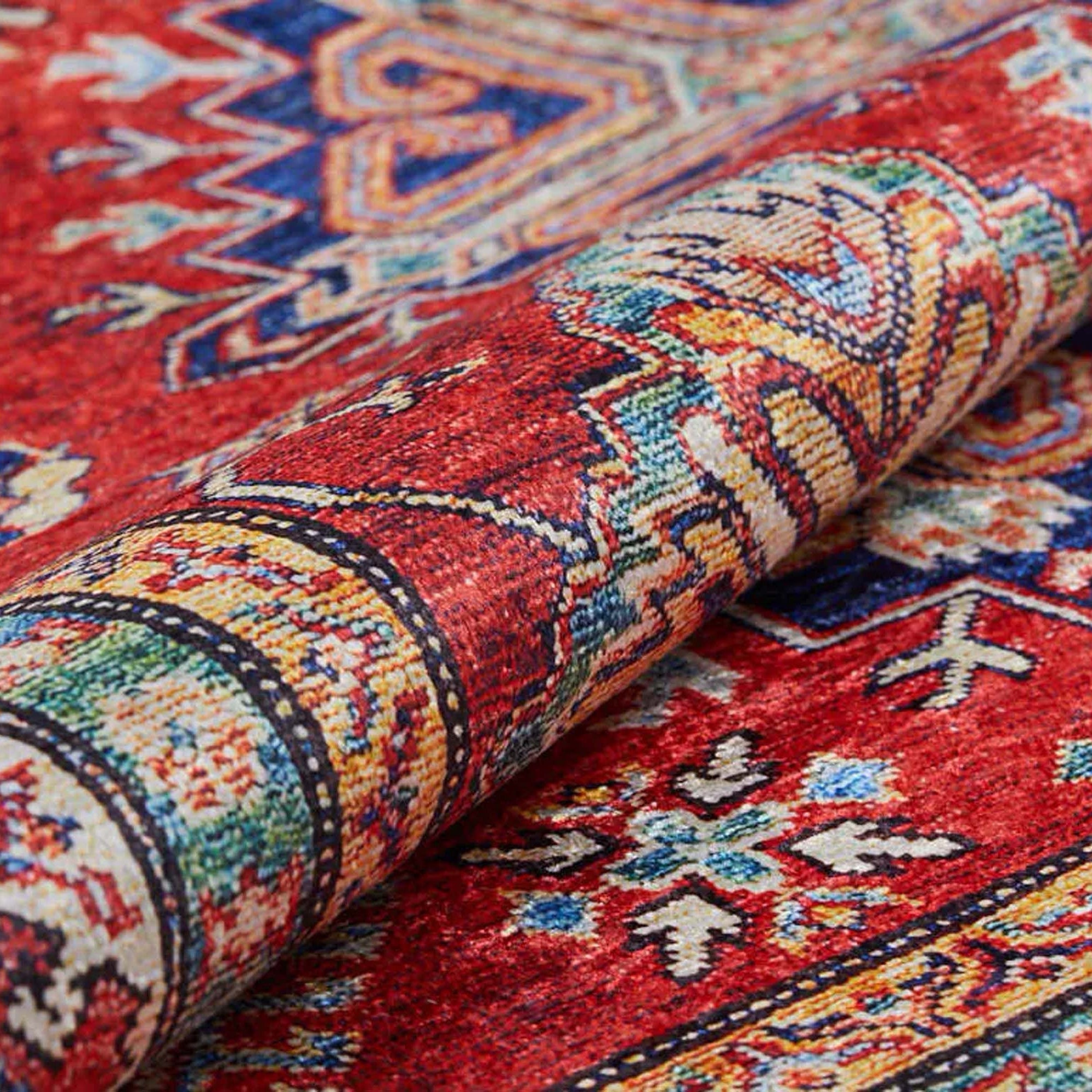 Tufa Turkish Kilim Red Beige Rug