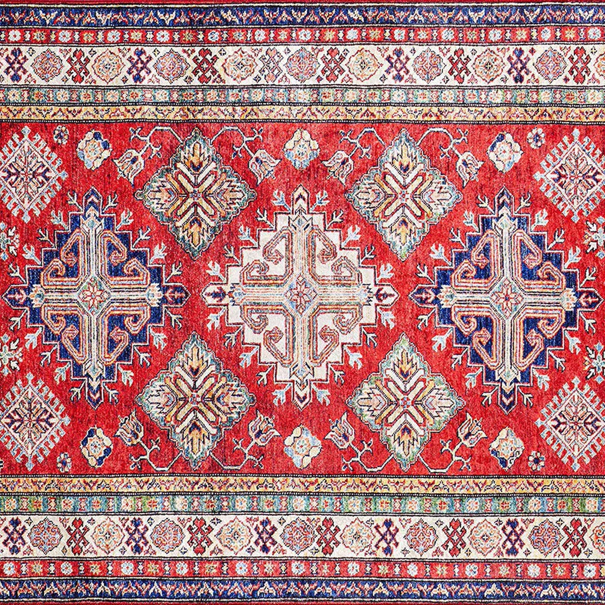 Tufa Turkish Kilim Red Beige Rug