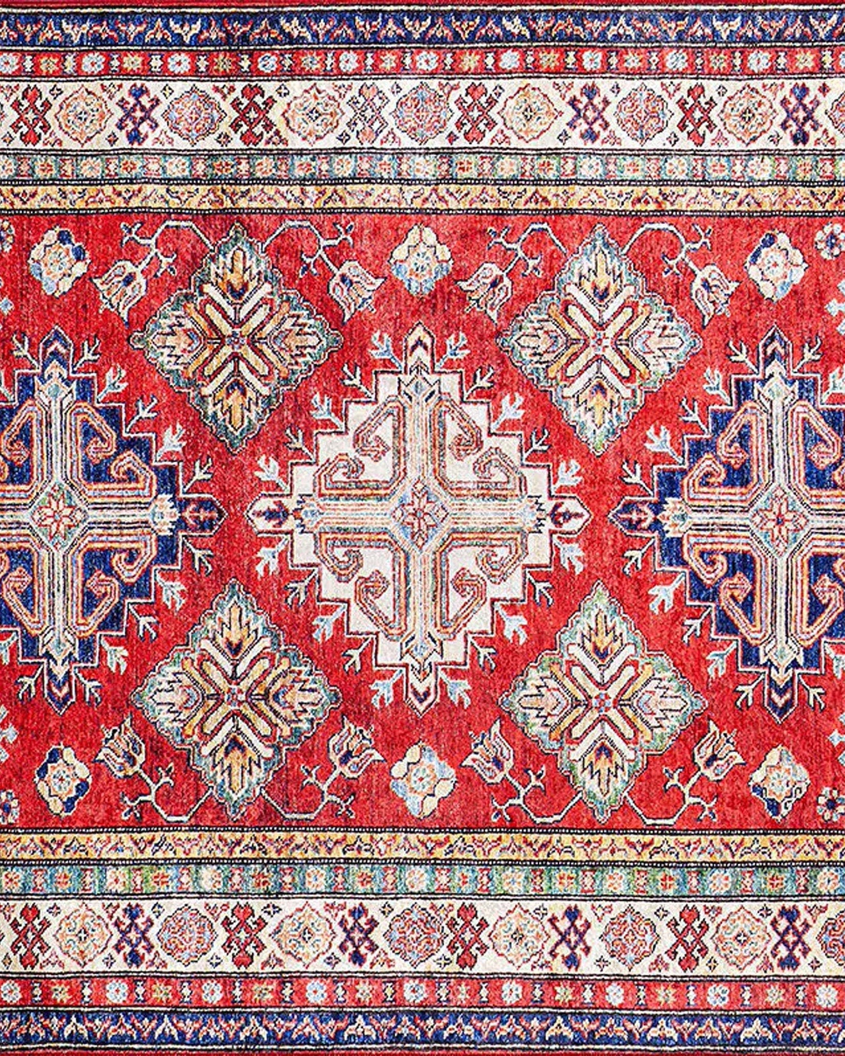 Tufa Turkish Kilim Red Beige Rug