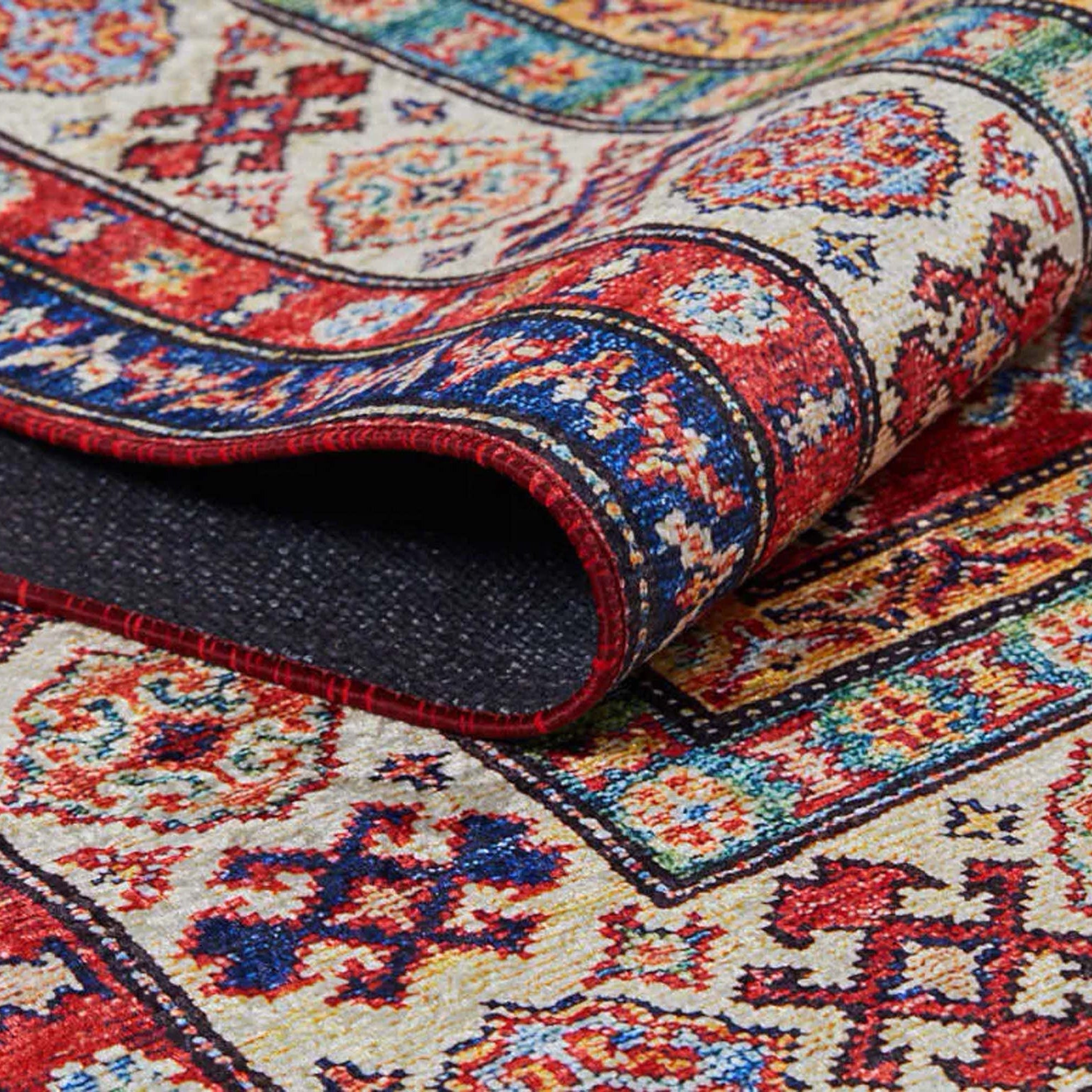 Tufa Turkish Kilim Red Beige Rug