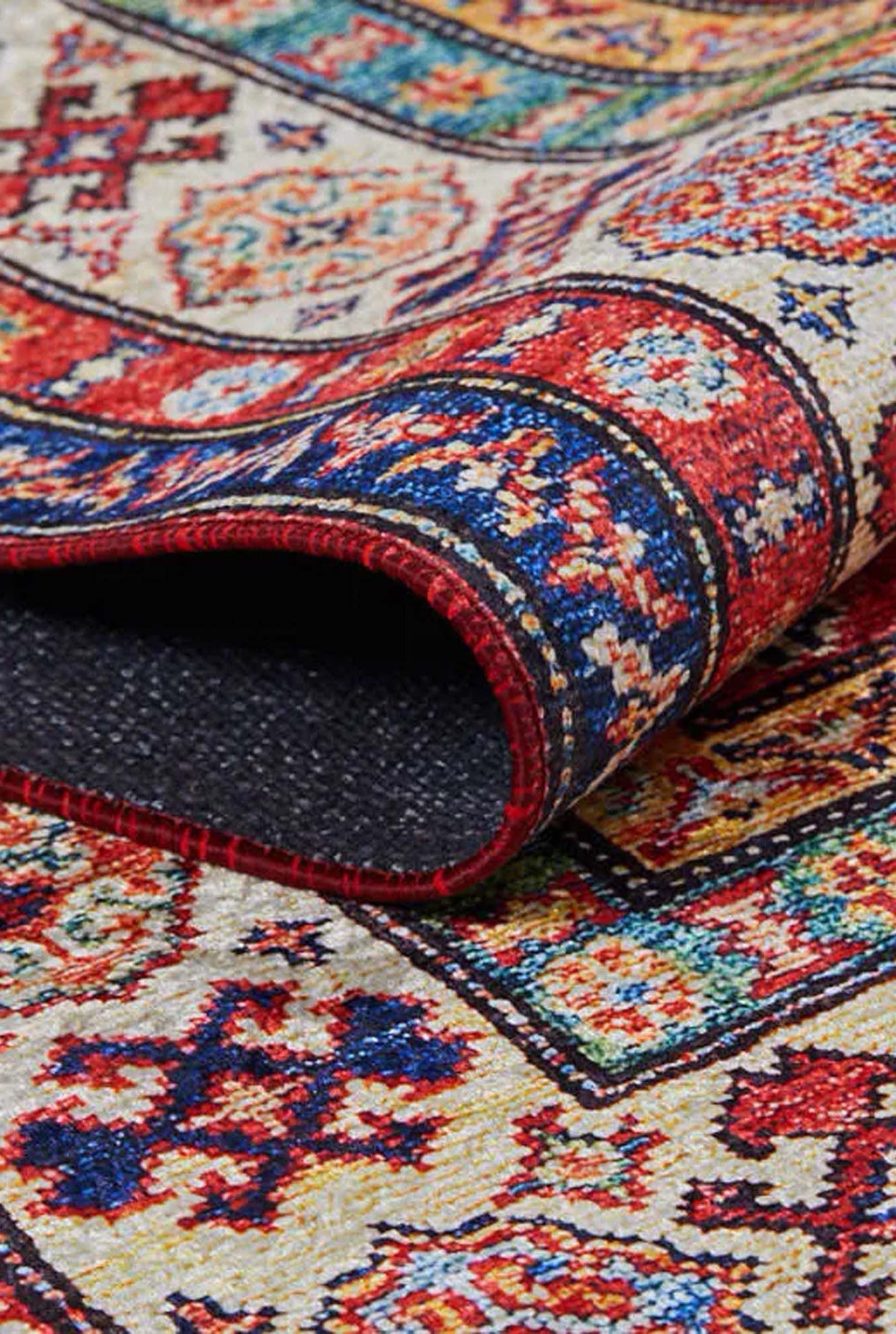 Tufa Turkish Kilim Red Beige Rug