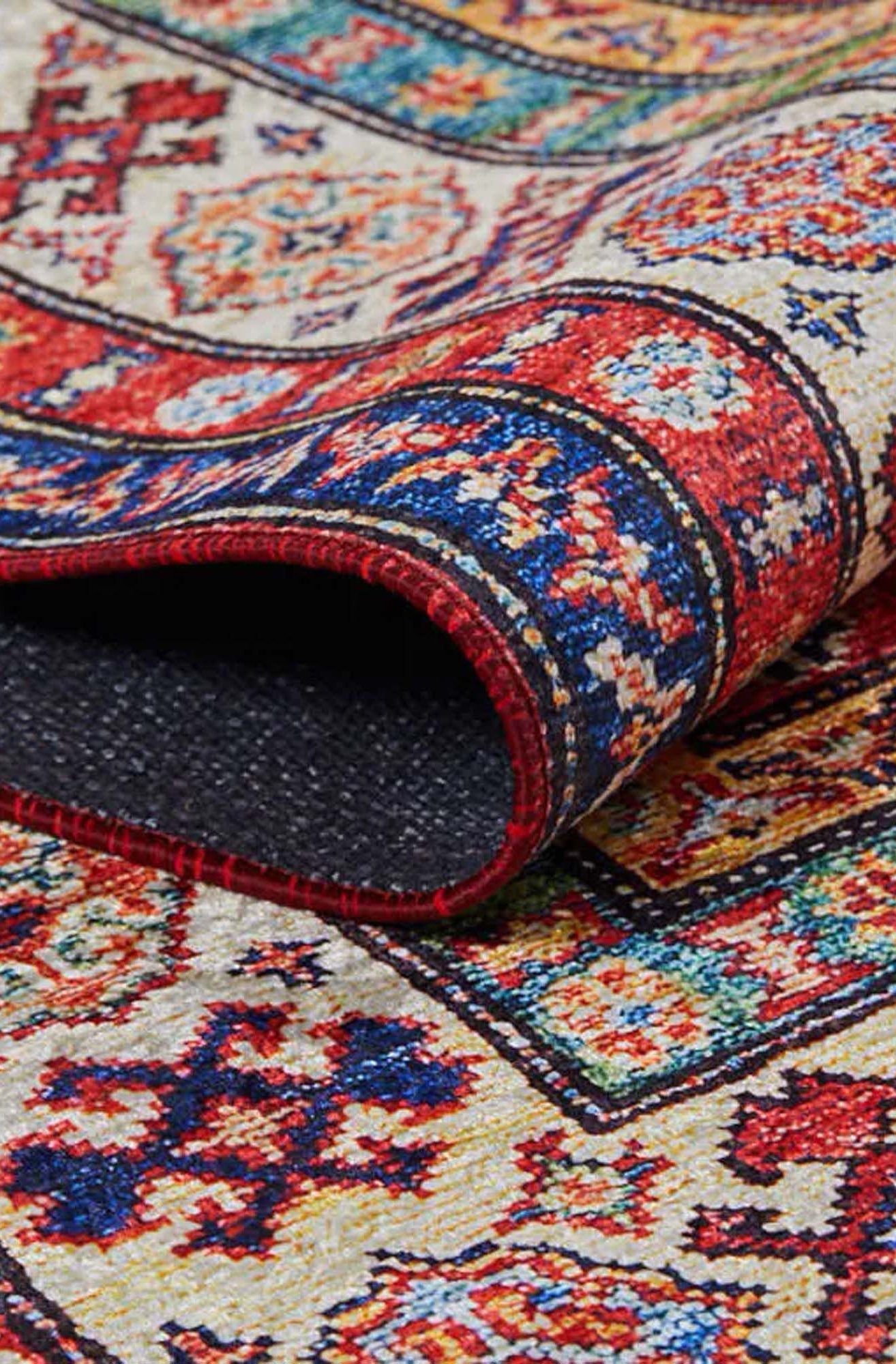 Tufa Turkish Kilim Red Beige Rug