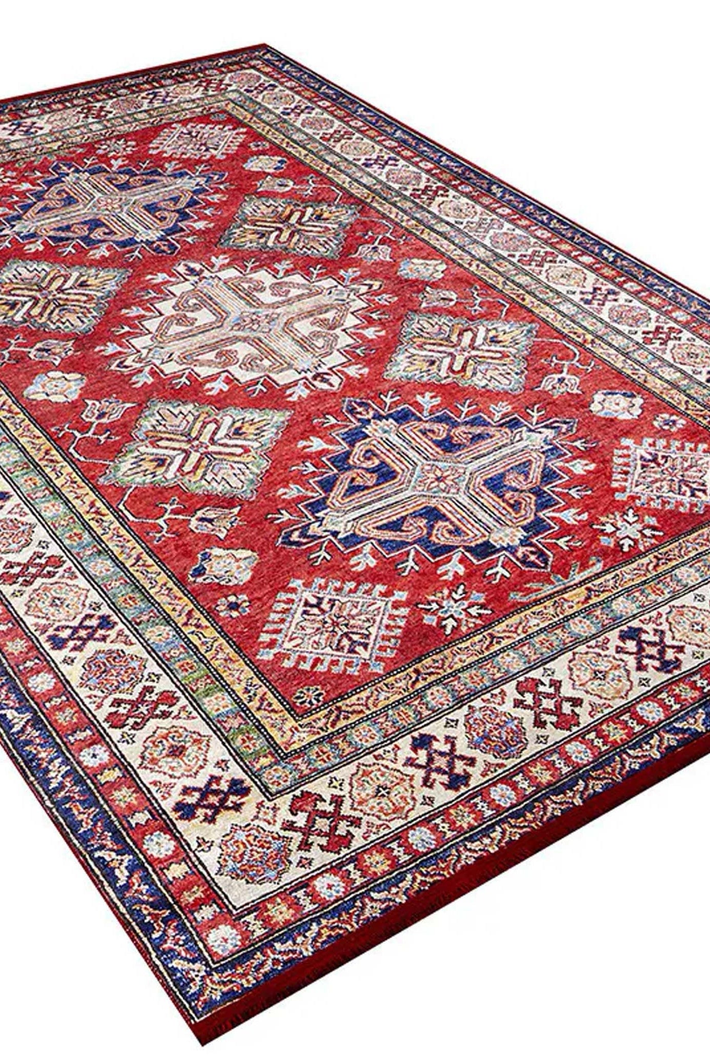 Tufa Turkish Kilim Red Beige Rug