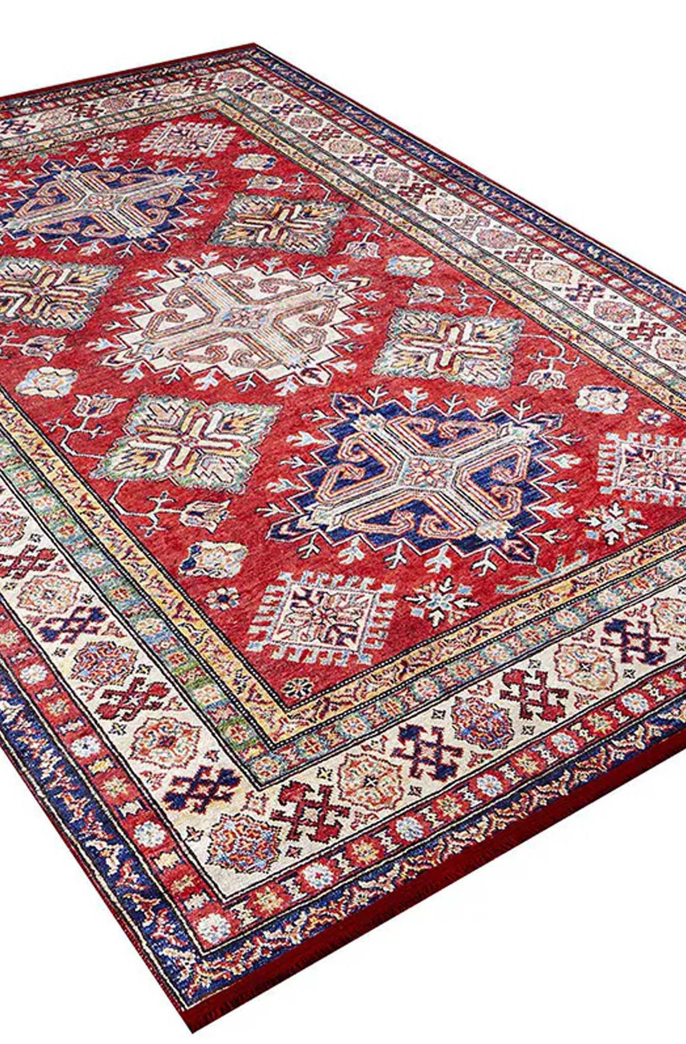 Tufa Turkish Kilim Red Beige Rug