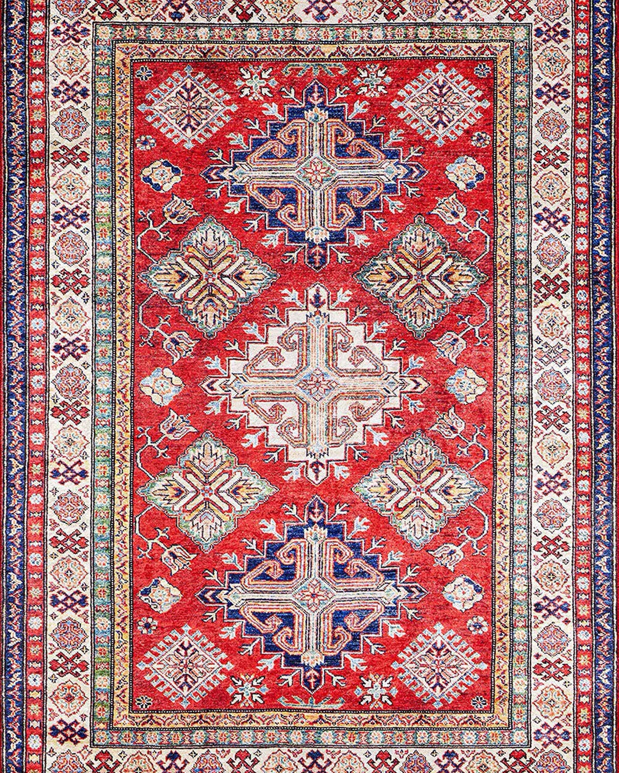 Tufa Turkish Kilim Red Beige Rug