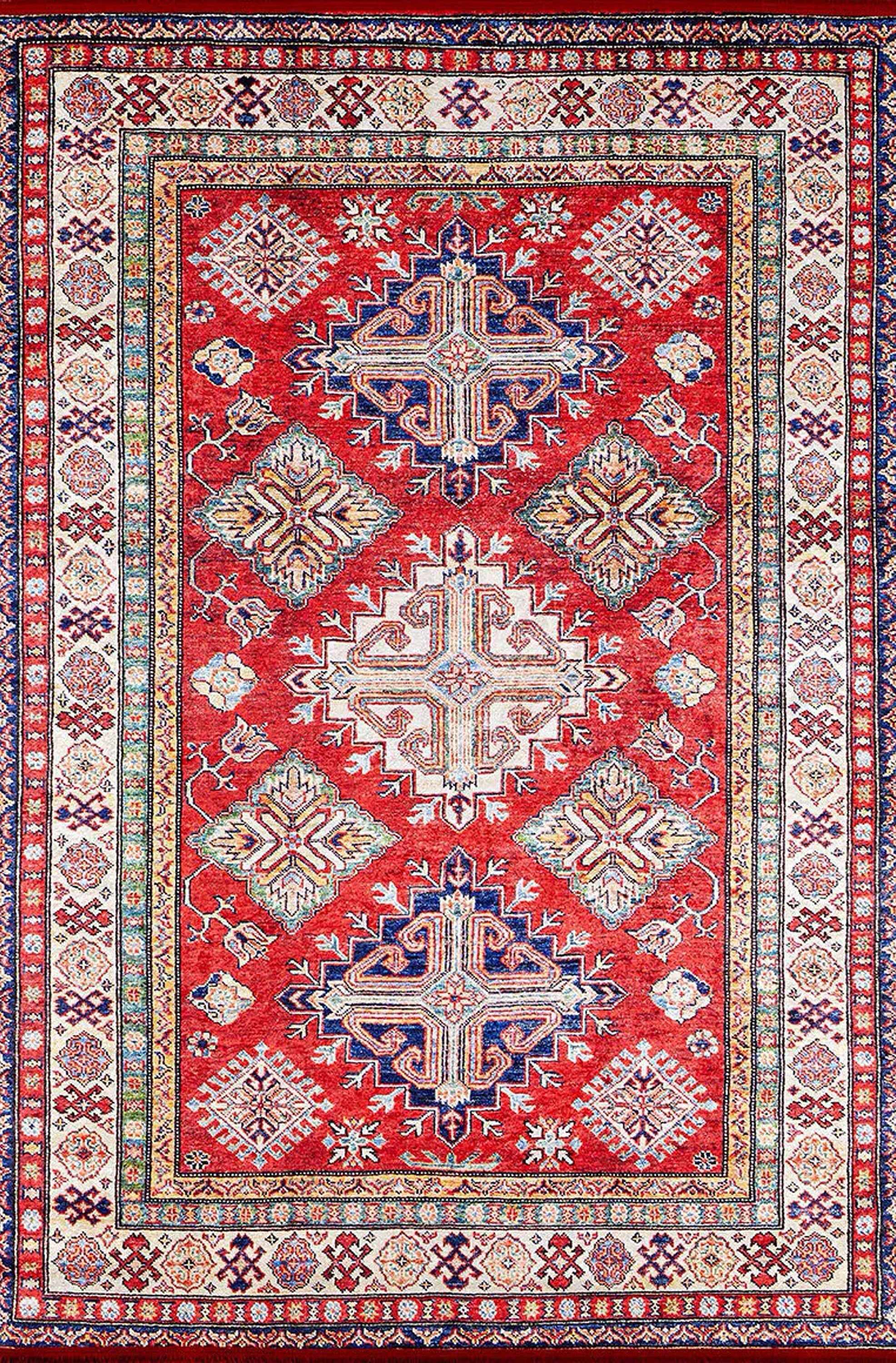 Tufa Turkish Kilim Red Beige Rug