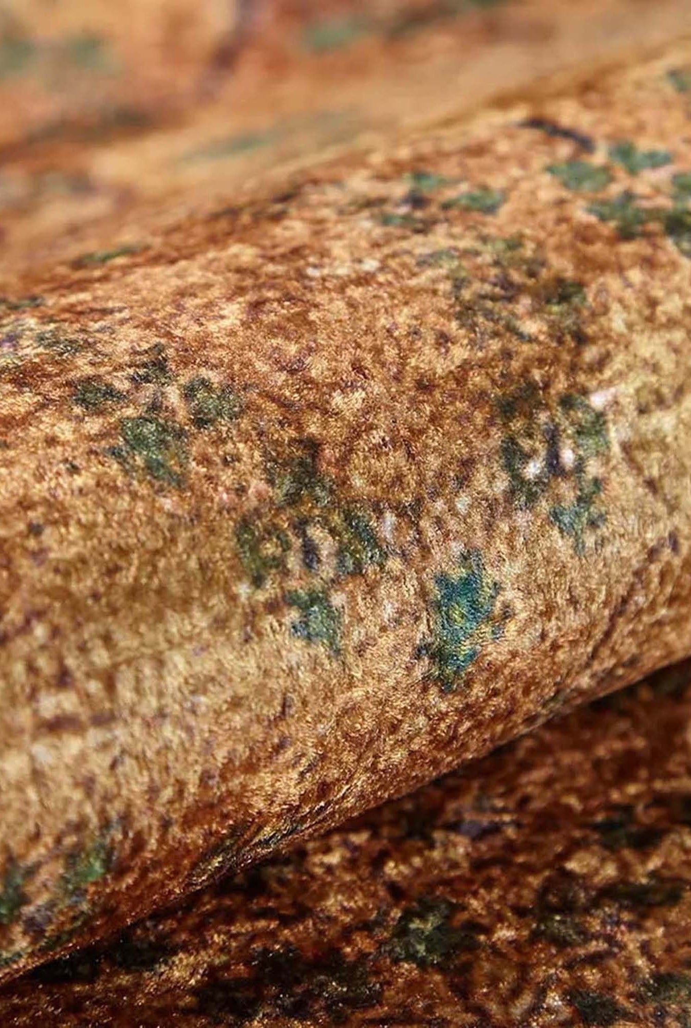 Tuni Traditional Oushak brownish yellow Turkish Rug