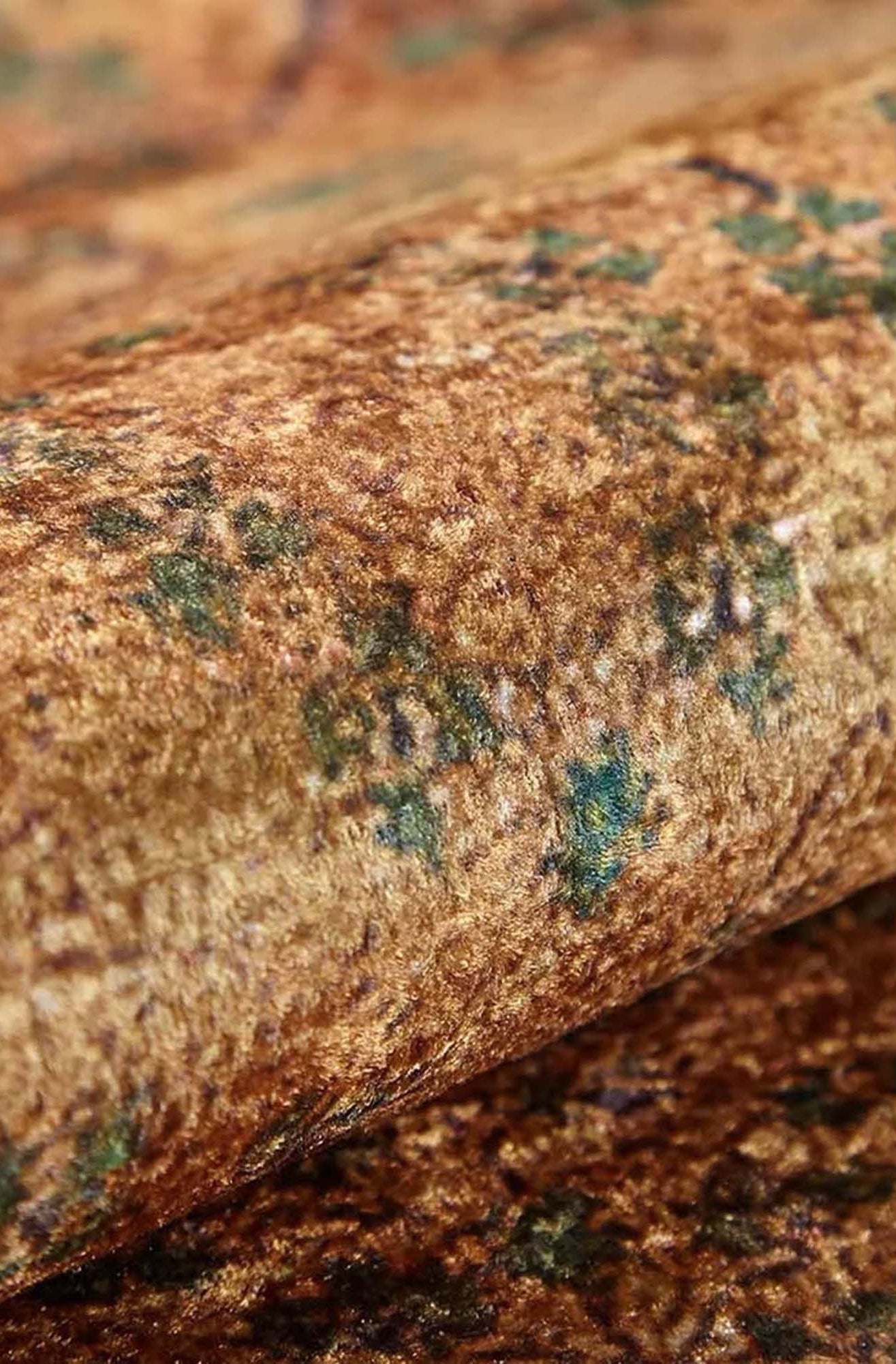 Tuni Traditional Oushak brownish yellow Turkish Rug