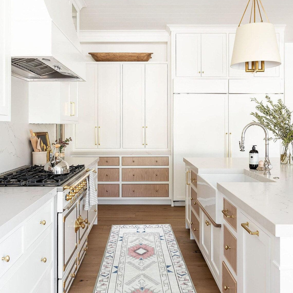 Tuta Rug Turkish Neutral Medallion white Beige Rug