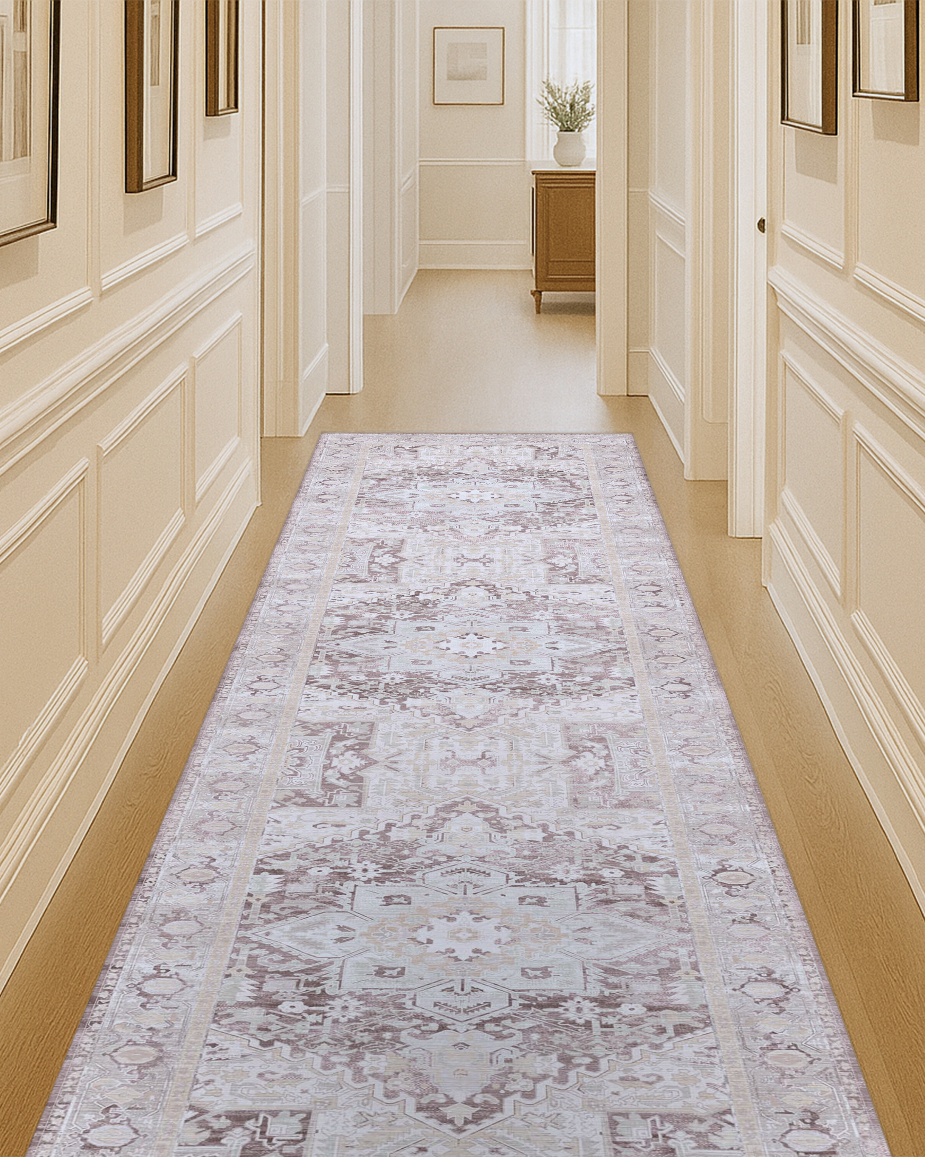 Munya Natural Pastel Modern Persian Rug