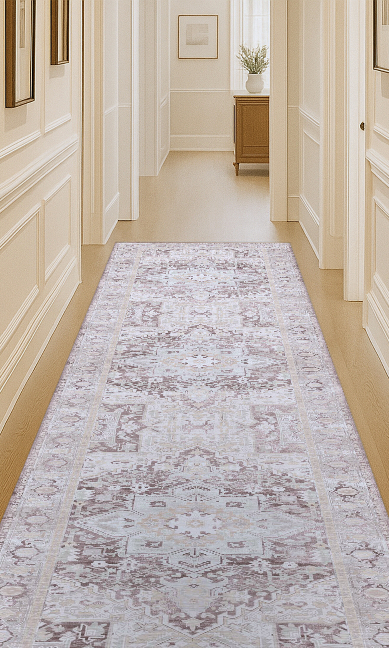 Munya Natural Pastel Modern Persian Rug