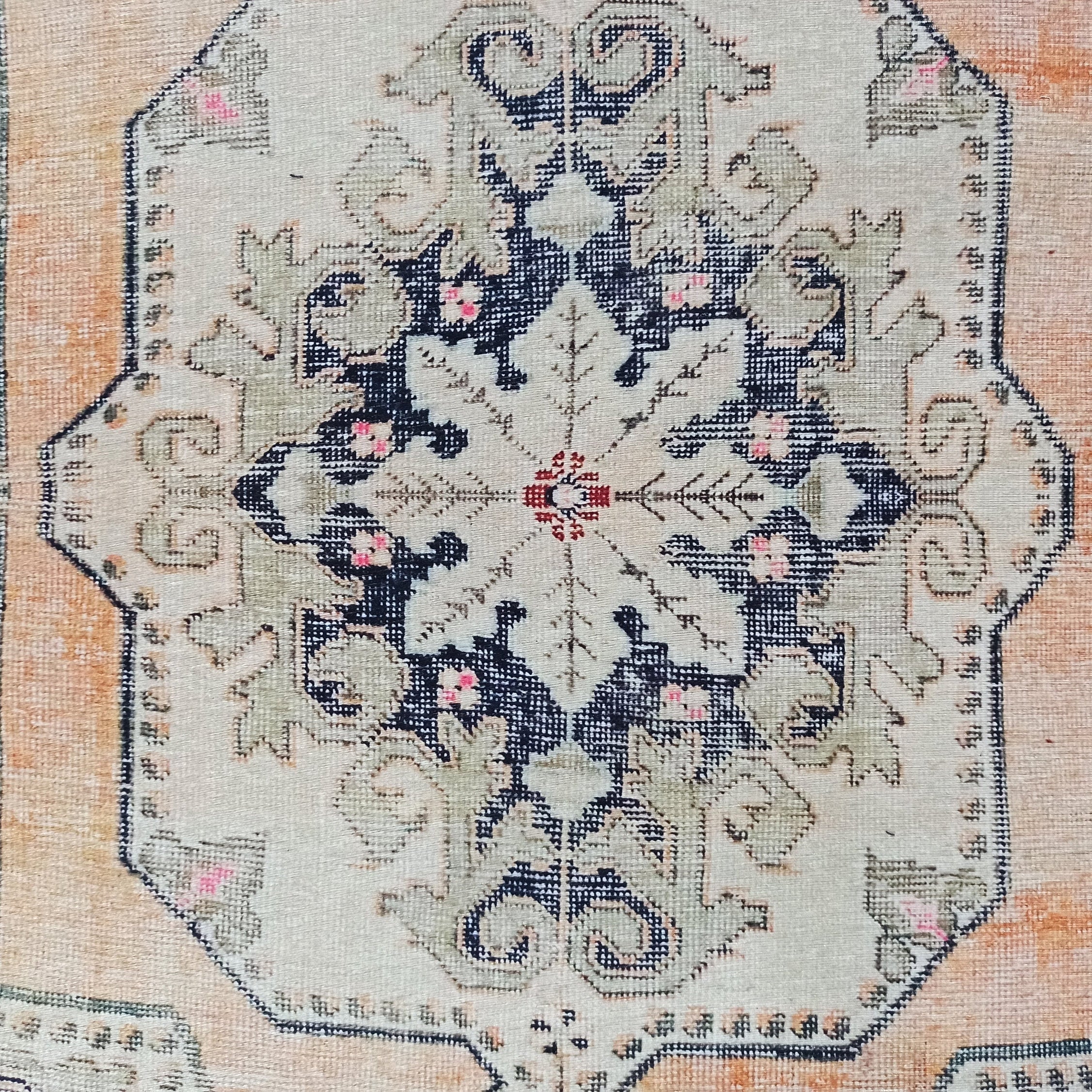 Varo Turkish Blush Orange Beige Runner Rug