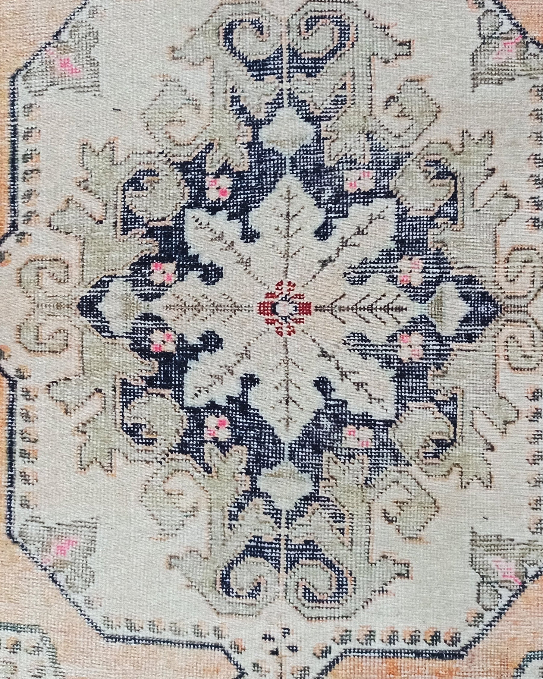 Varo Turkish Blush Orange Beige Runner Rug