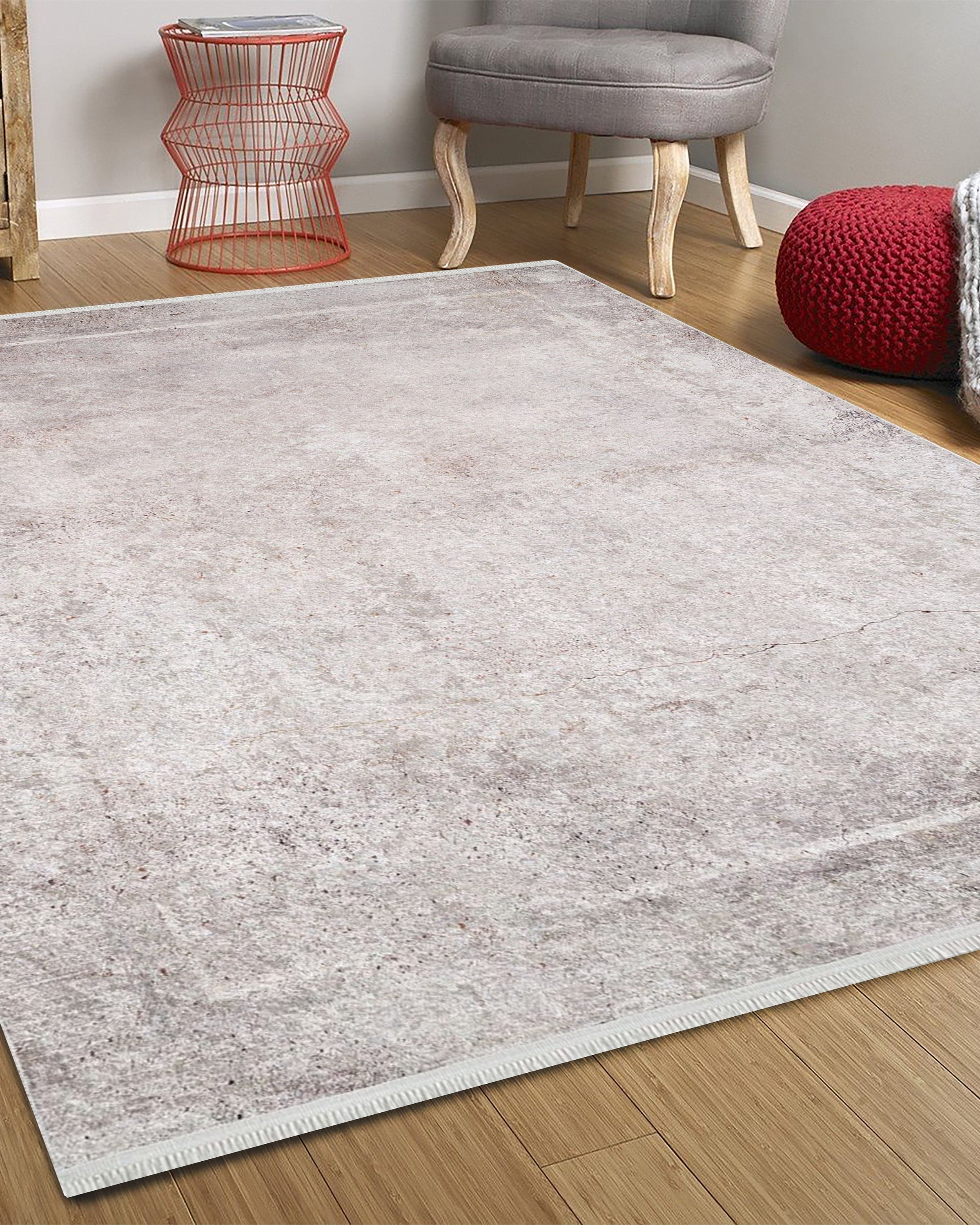 Vena Neutral Turkish Muted Beige Pearl White Rug