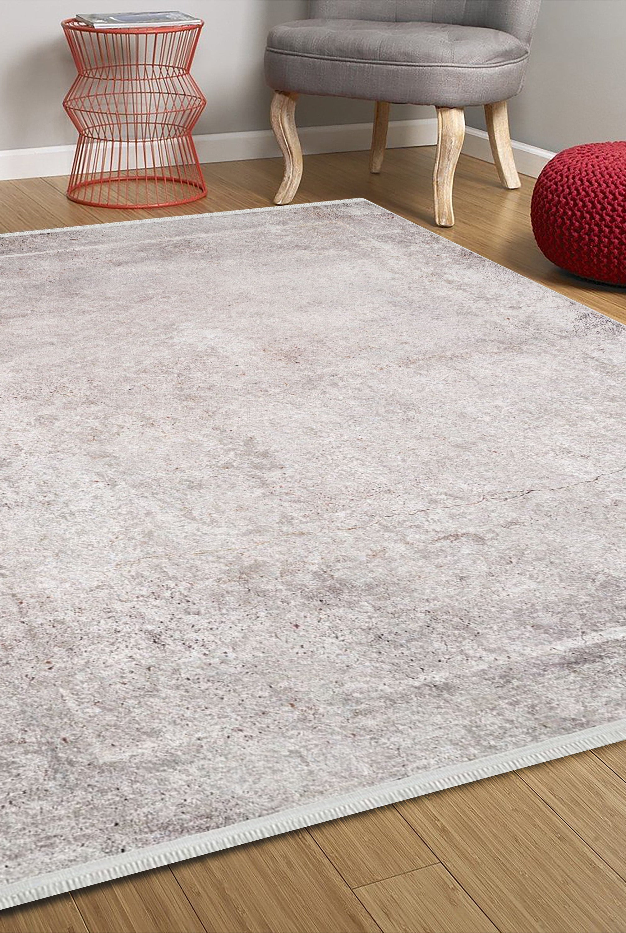 Vena Neutral Turkish Muted Beige Pearl White Rug