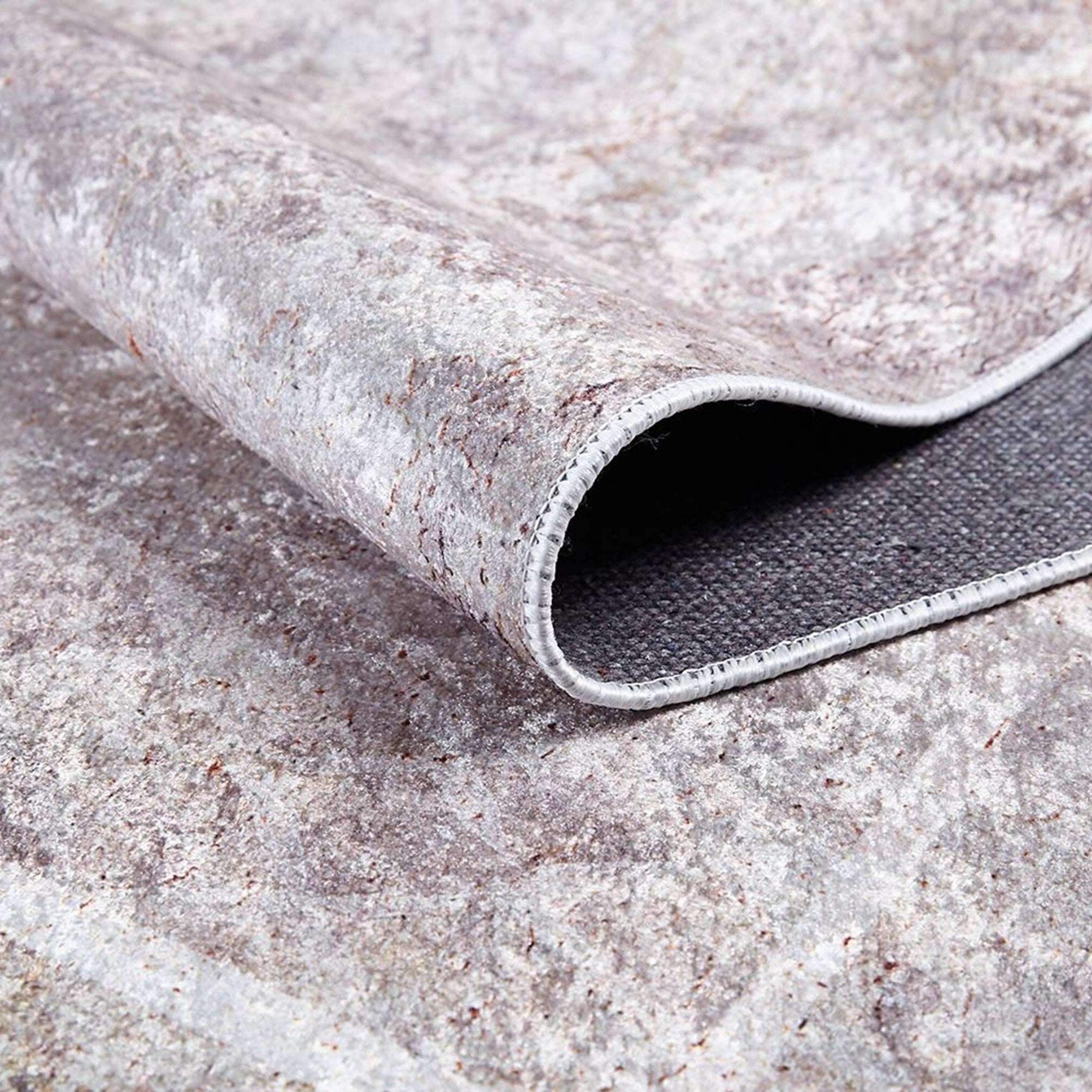 Vena Neutral Turkish Muted Beige Pearl White Rug