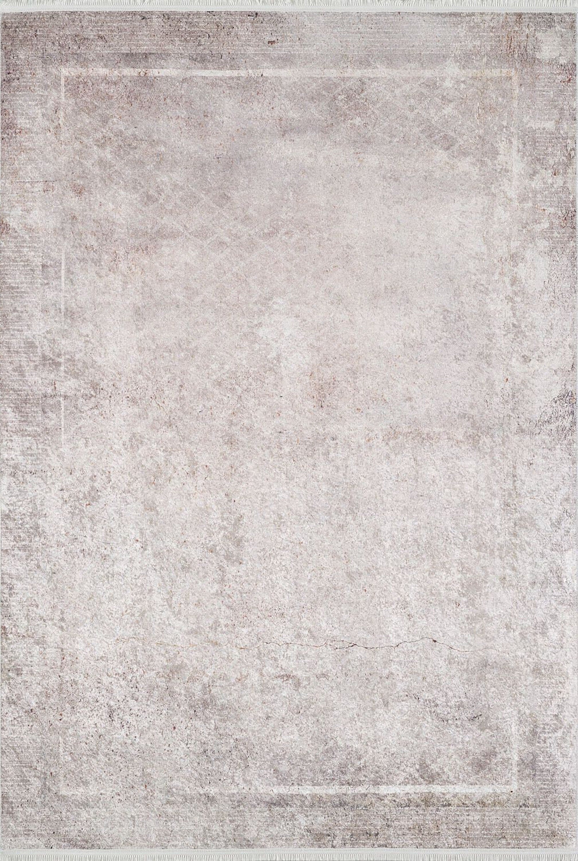 Vena Neutral Turkish Muted Beige Pearl White Rug