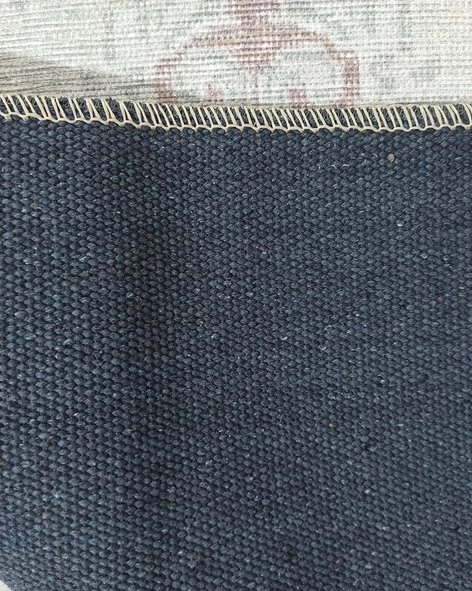 Vera Rug Neutral Turkish Gray Pastel Muted Green Ivory Rug