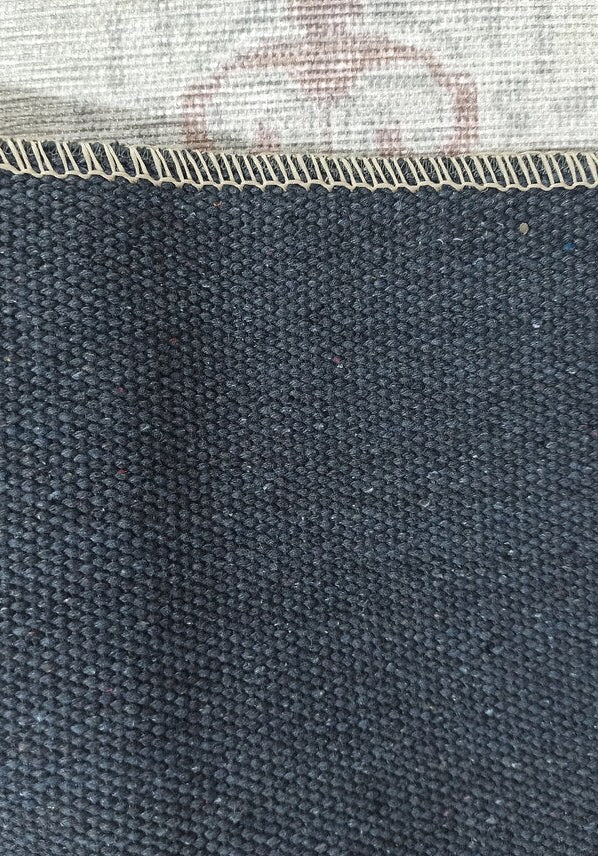 Vera Rug Neutral Turkish Gray Pastel Muted Green Ivory Rug