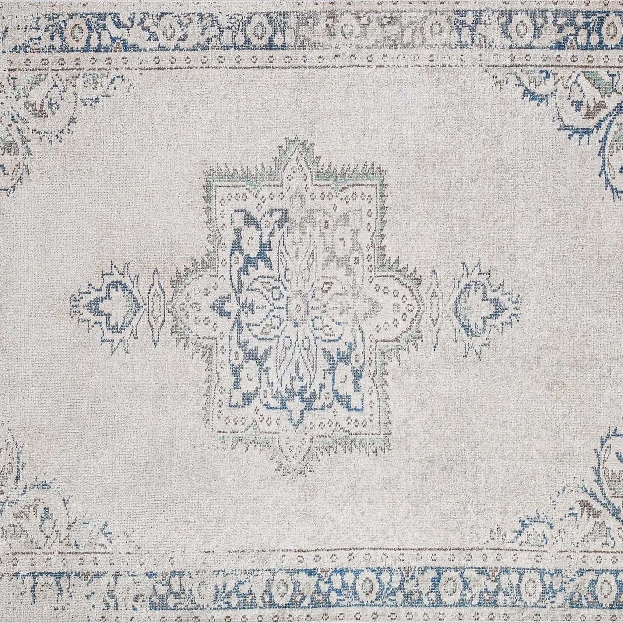 Vida Neutral Turkish Faded Gray Rug