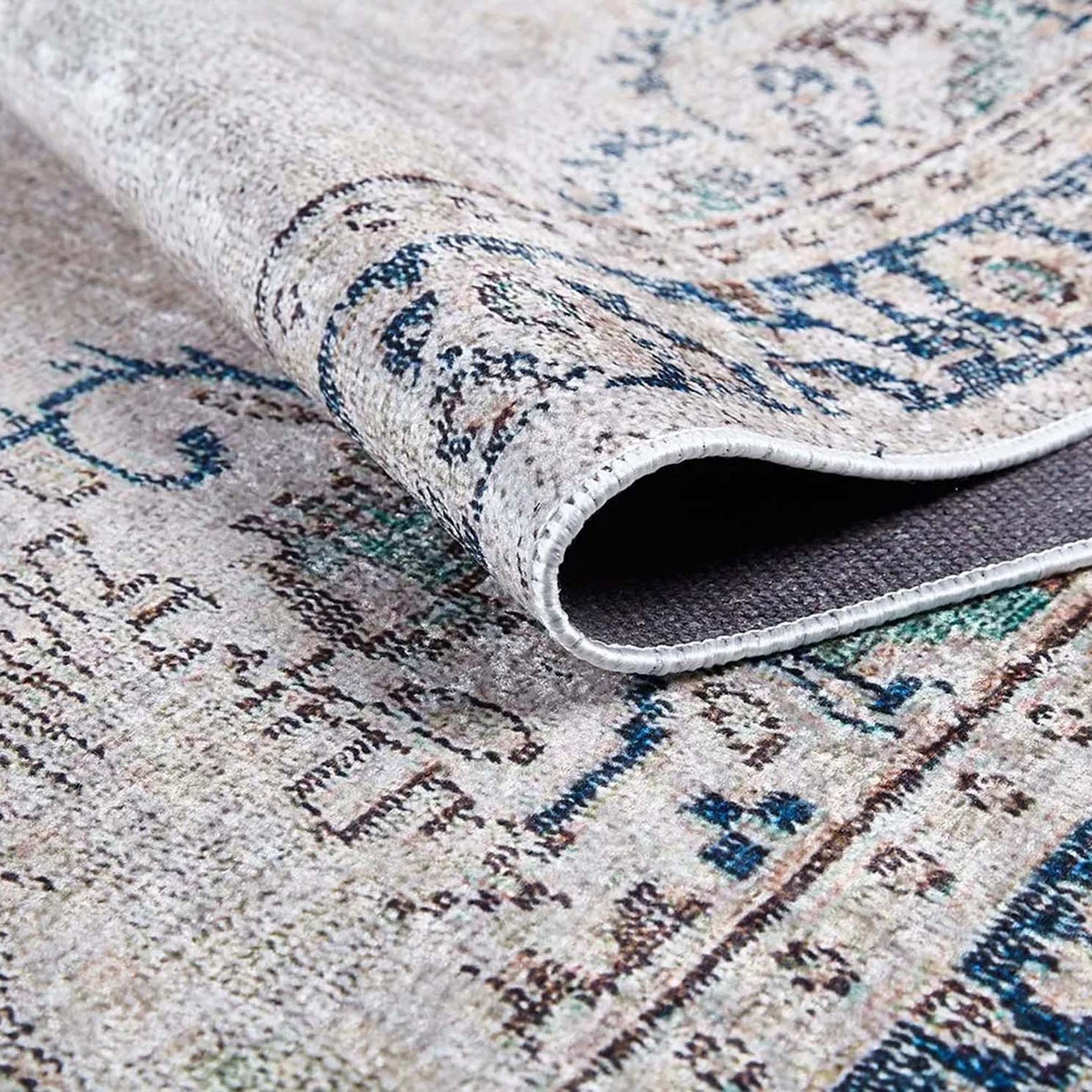 Vida Neutral Turkish Faded Gray Rug