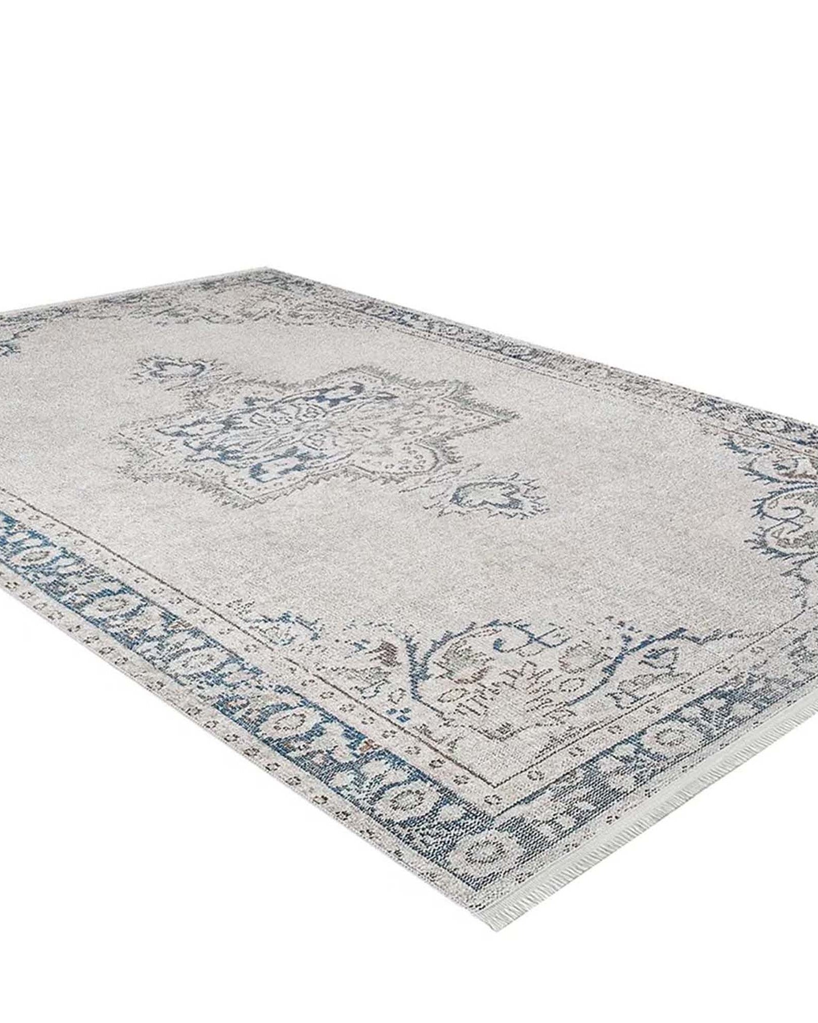 Vida Neutral Turkish Faded Gray Rug