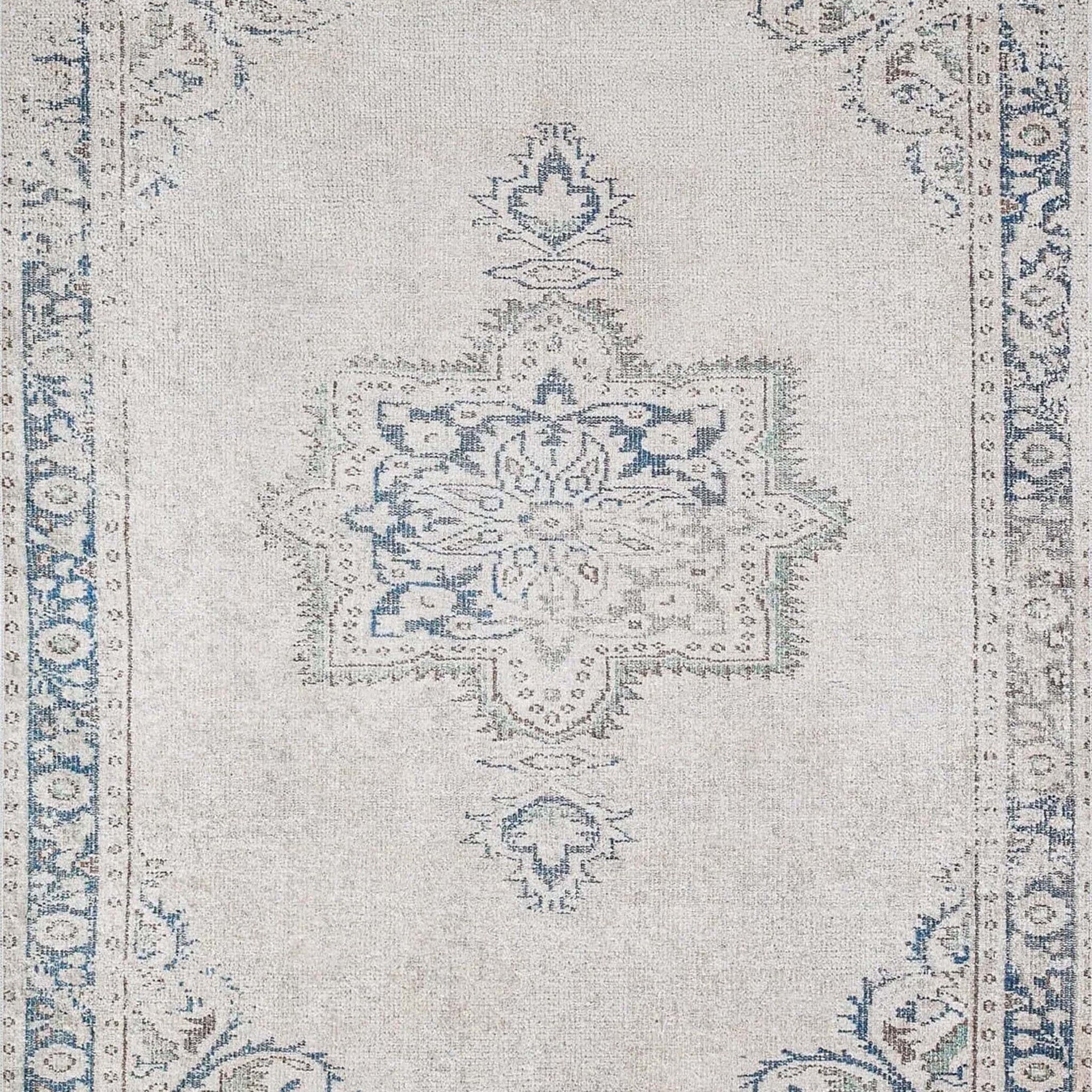 Vida Neutral Turkish Faded Gray Rug