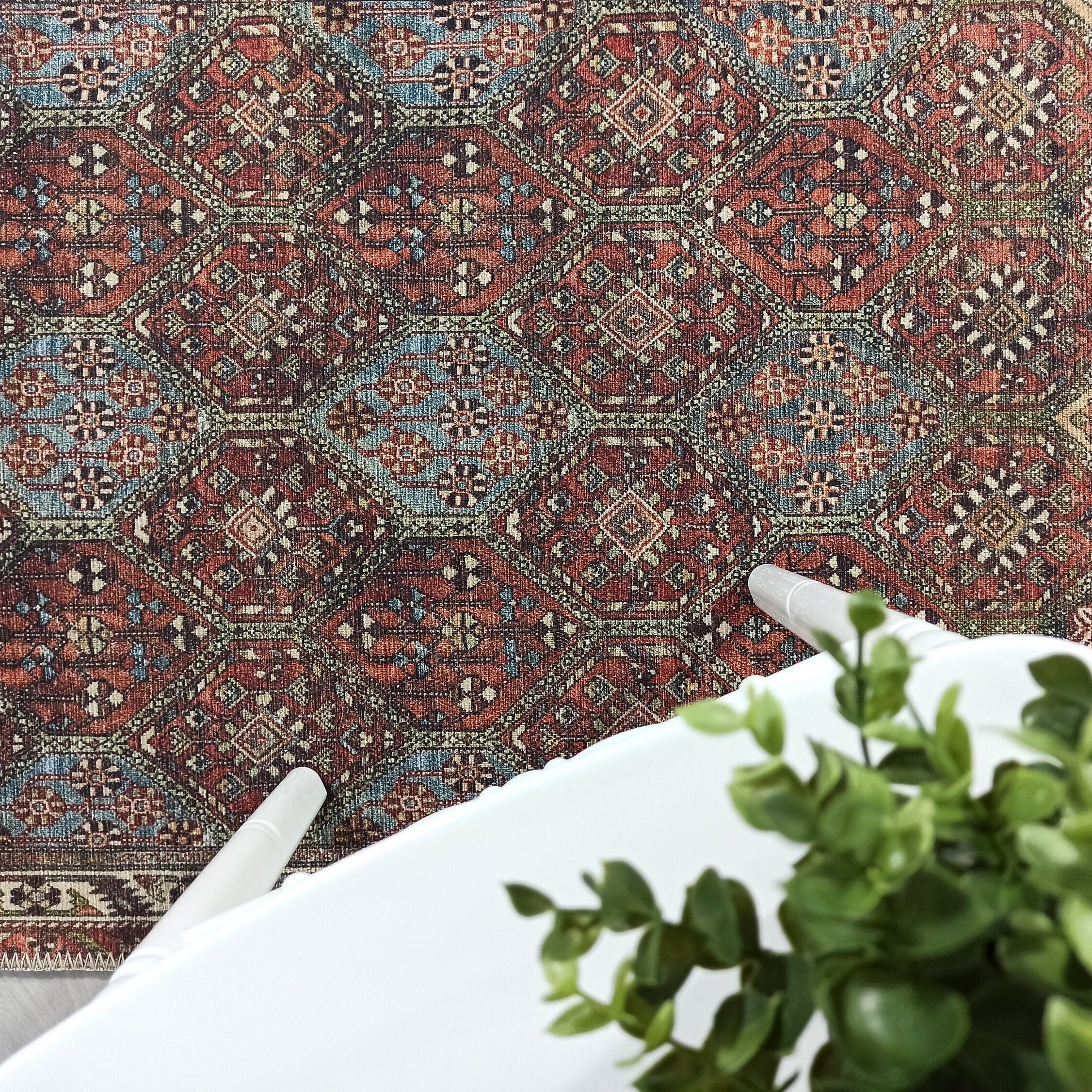 Viona Turkish Brown earth tone Oushak Rug